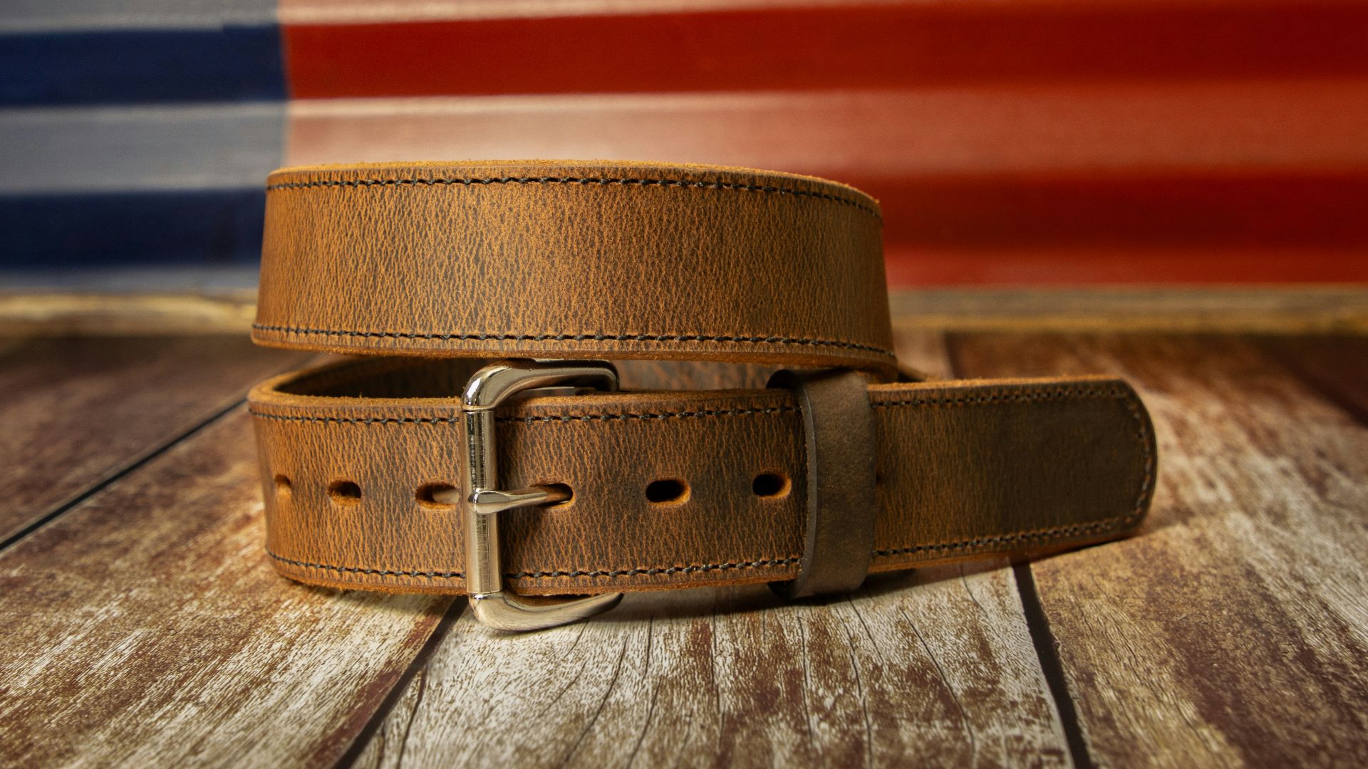 13. Une ceinture en cuir