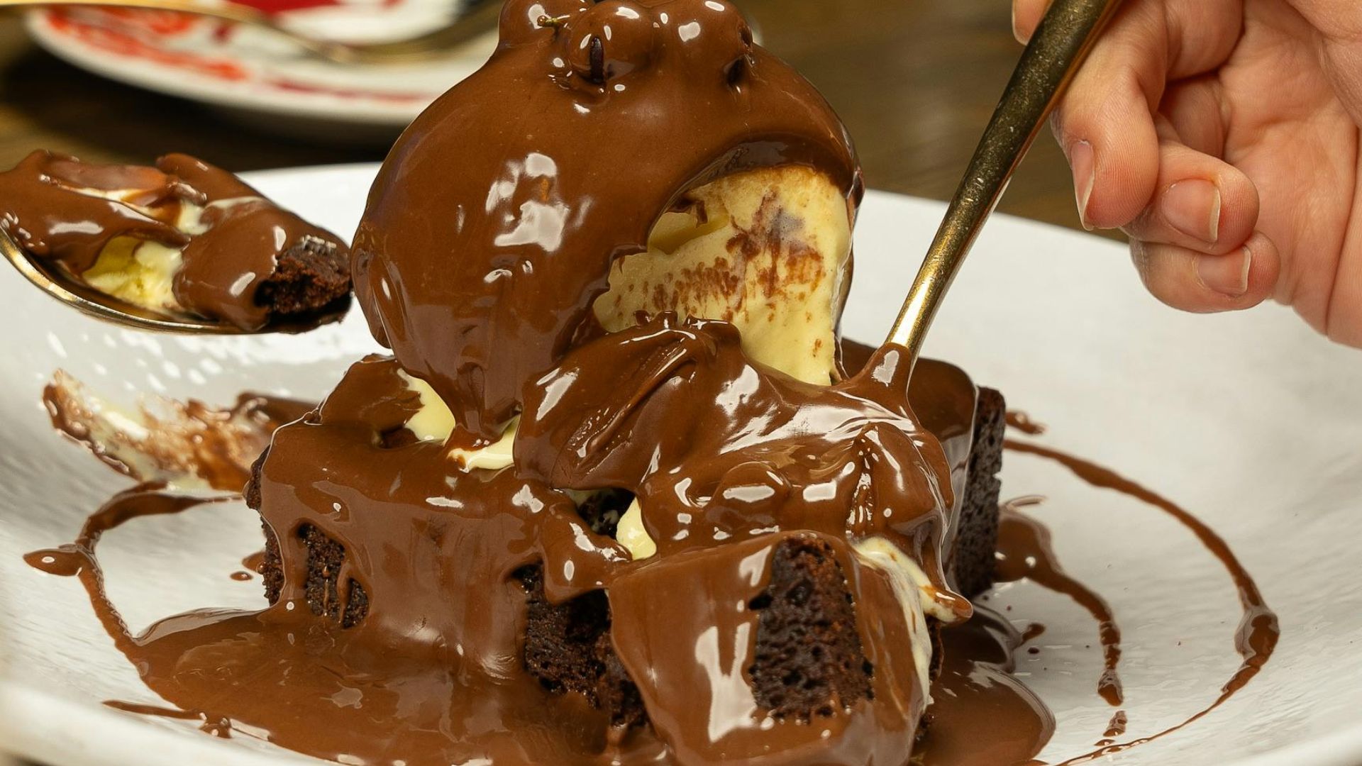 1. Sauce au chocolat chaud