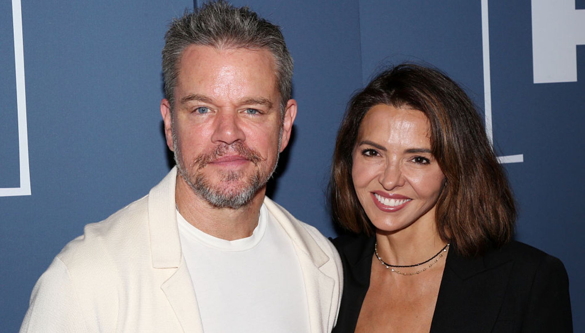Matt Damon and his wife steal the show on the red carpet at Proof