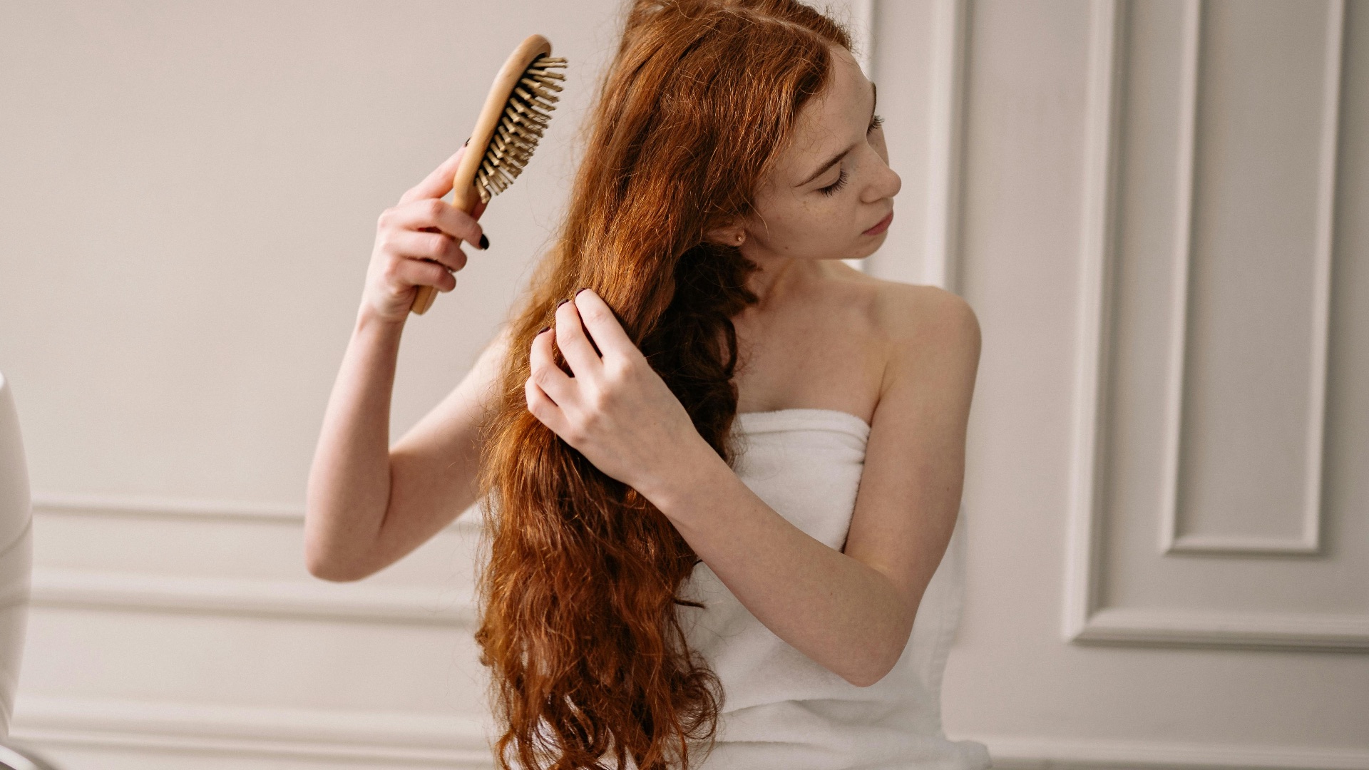 1. Vos cheveux sont propres sans être desséchés