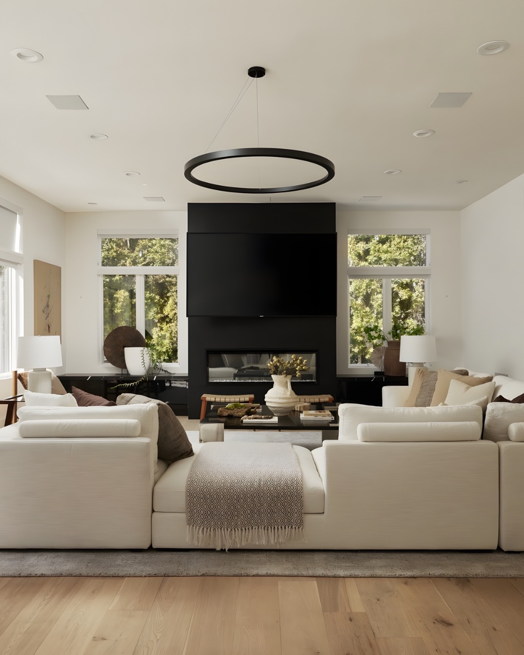 The living room