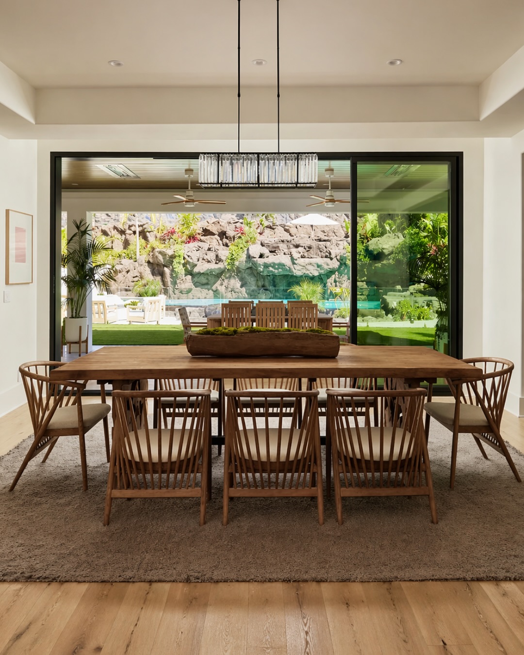 The dining room