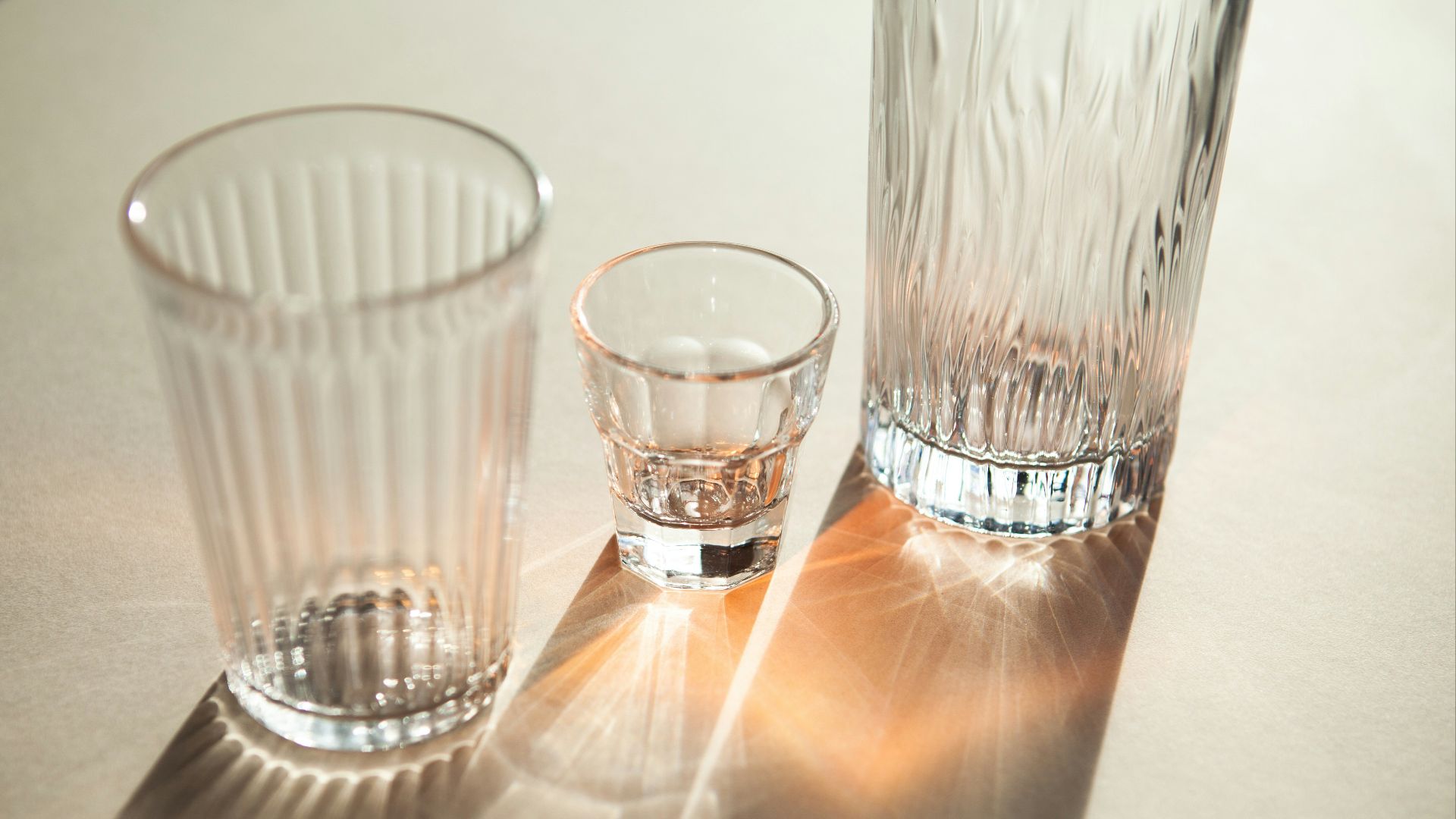 18. Utilisez des verres hauts et étroits pour les boissons