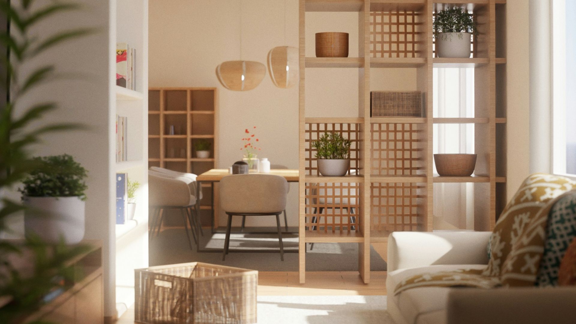 1. Étagères ouvertes tendance