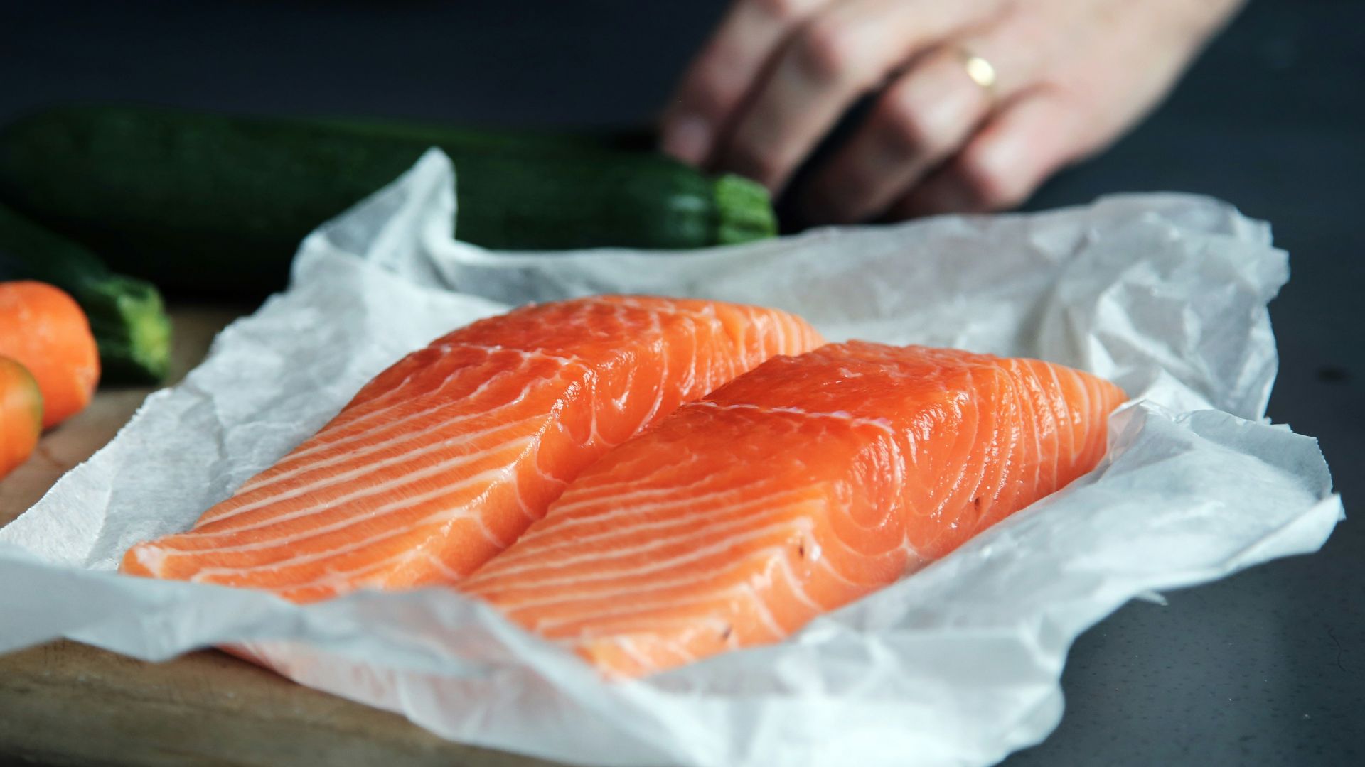 8. Filets de saumon frais