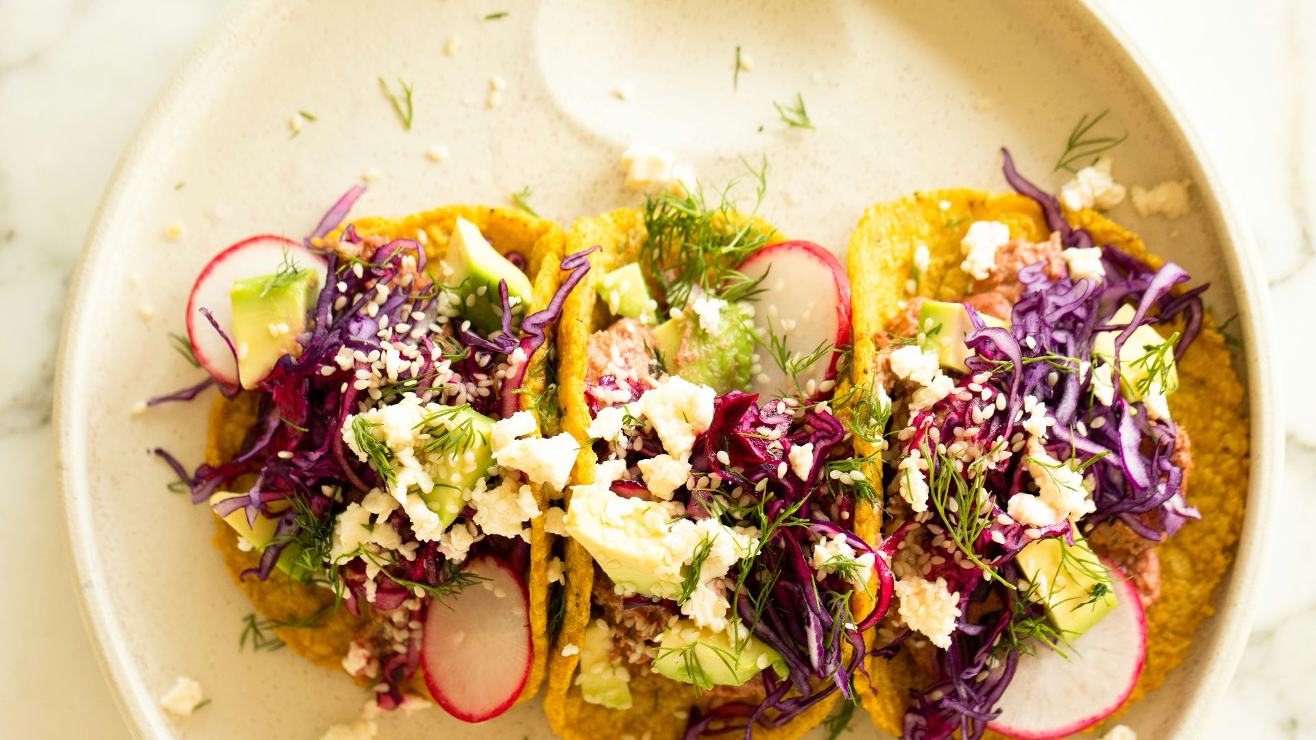 18. Tacos au chou-fleur (d'inspiration mexicaine moderne)