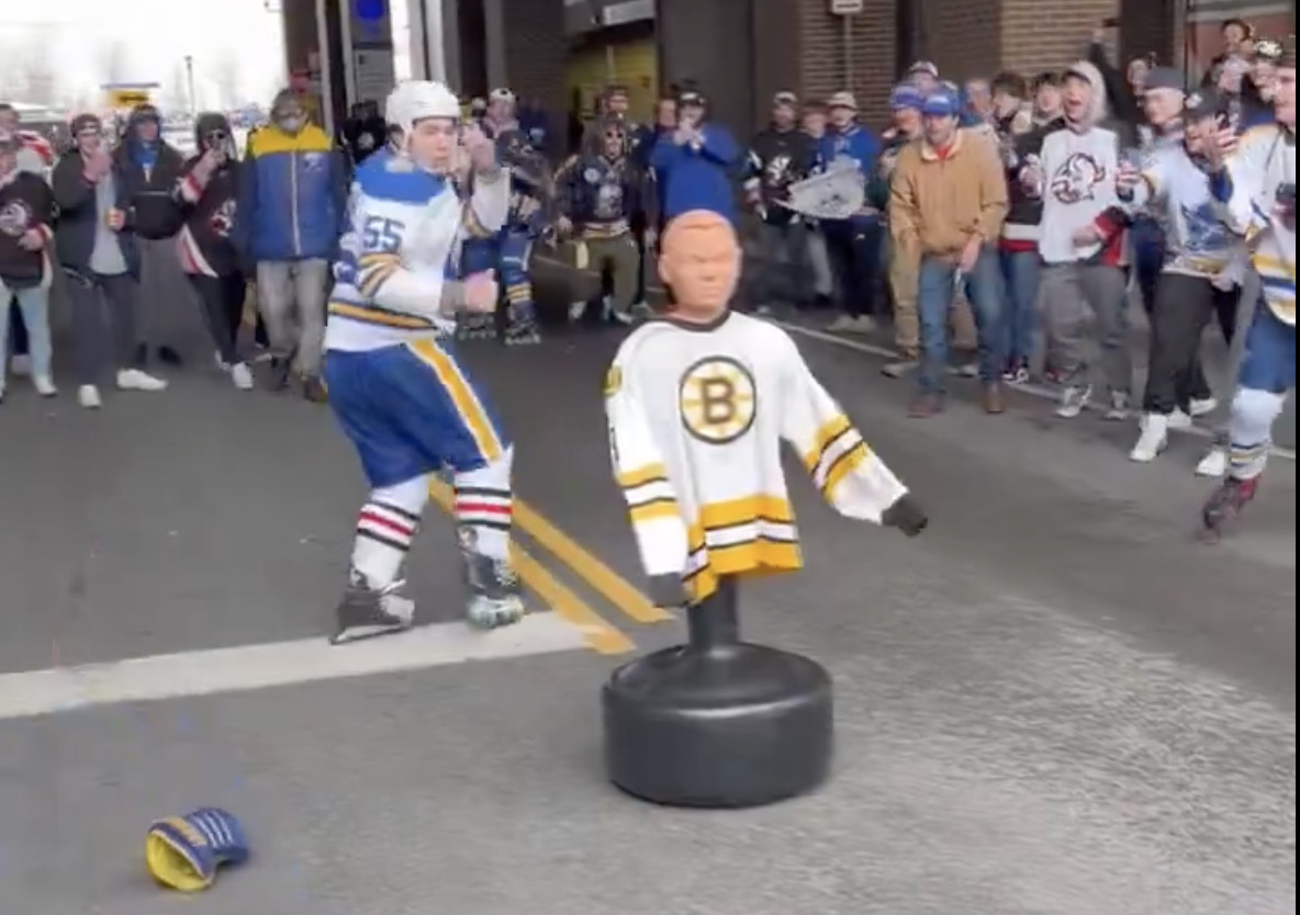 Sabres fans are in playoff mode, and things are already heating up