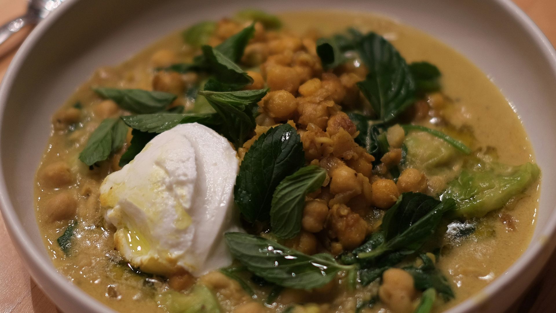 6. Curry de pois chiches et d'épinards