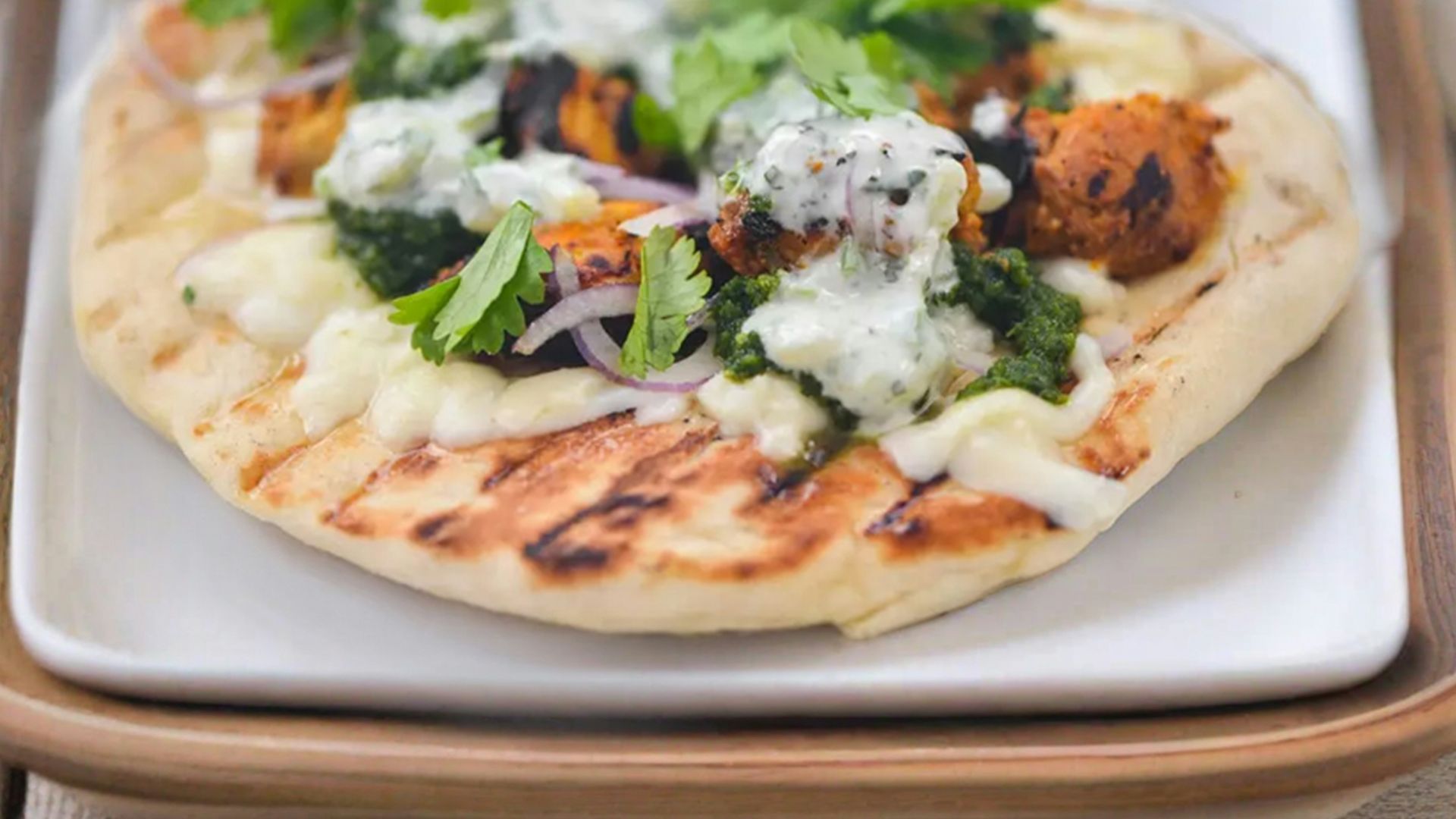 13. Focaccia aux champignons et au fromage de chèvre