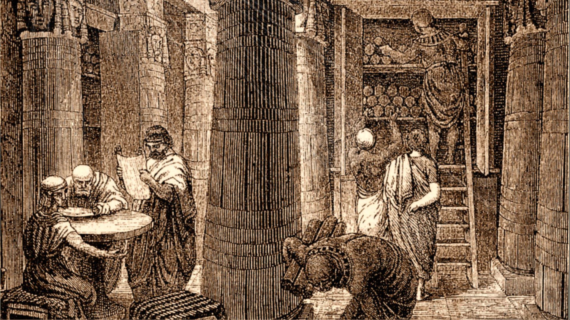 10. La bibliothèque d'Alexandrie a bel et bien existé et était immense