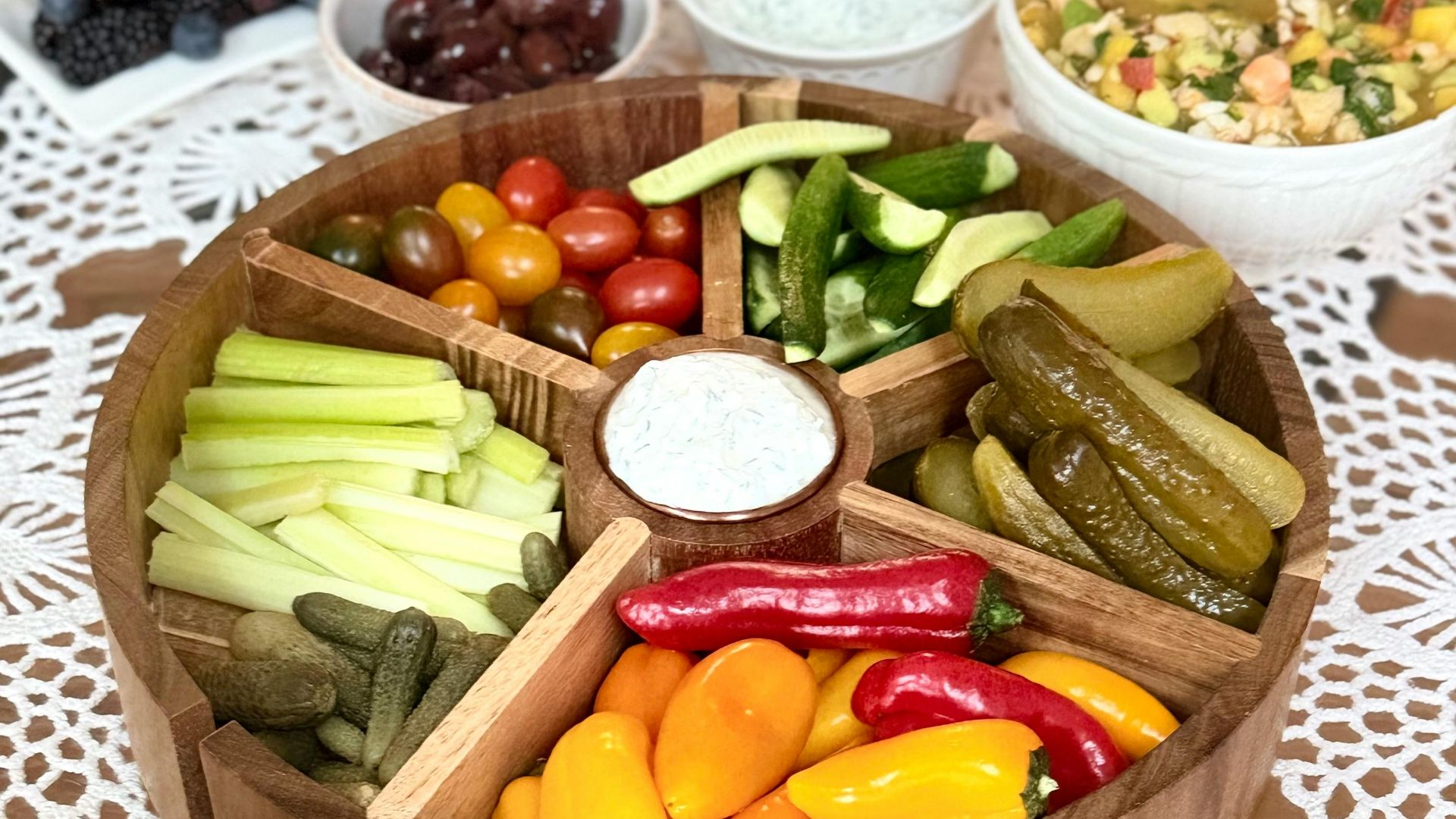 2. Plateau de légumes du commerce sans sauce
