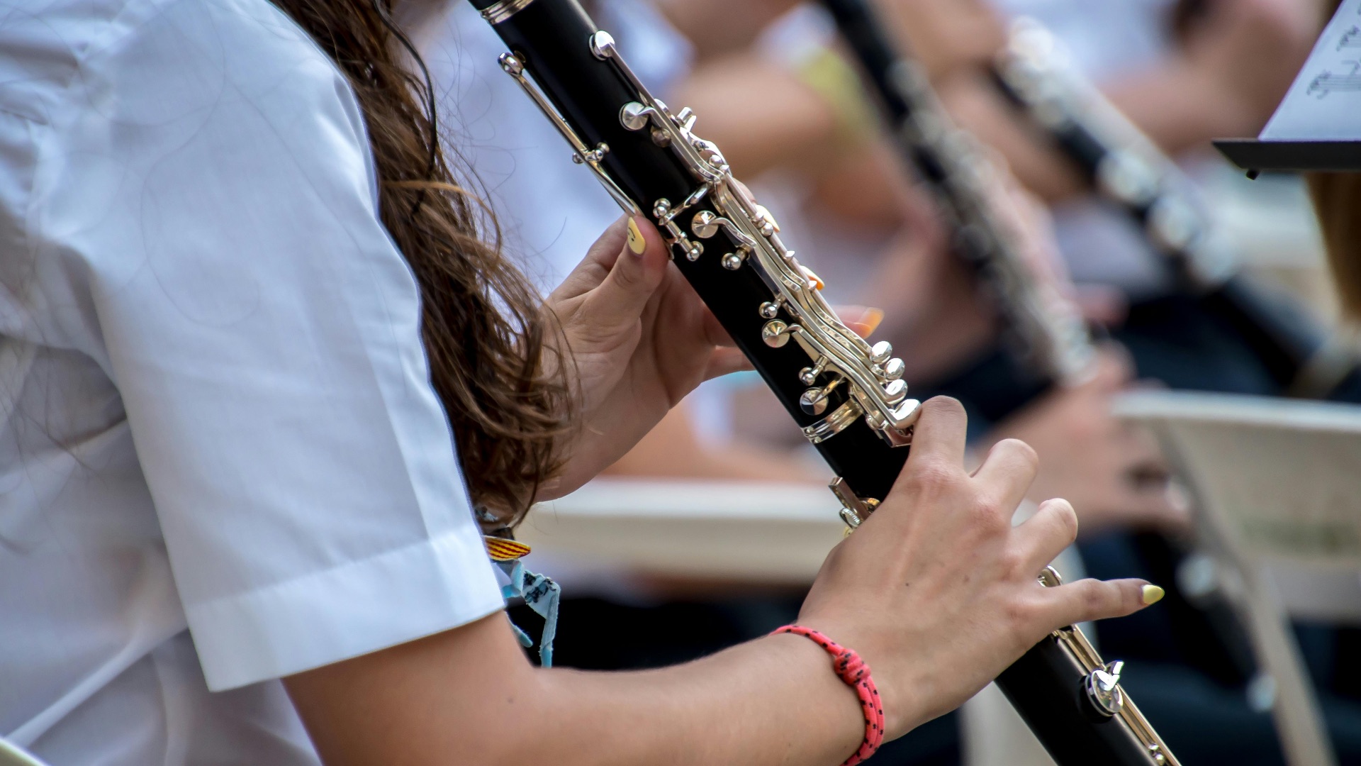 7. Les enfants de la fanfare et de l'orchestre