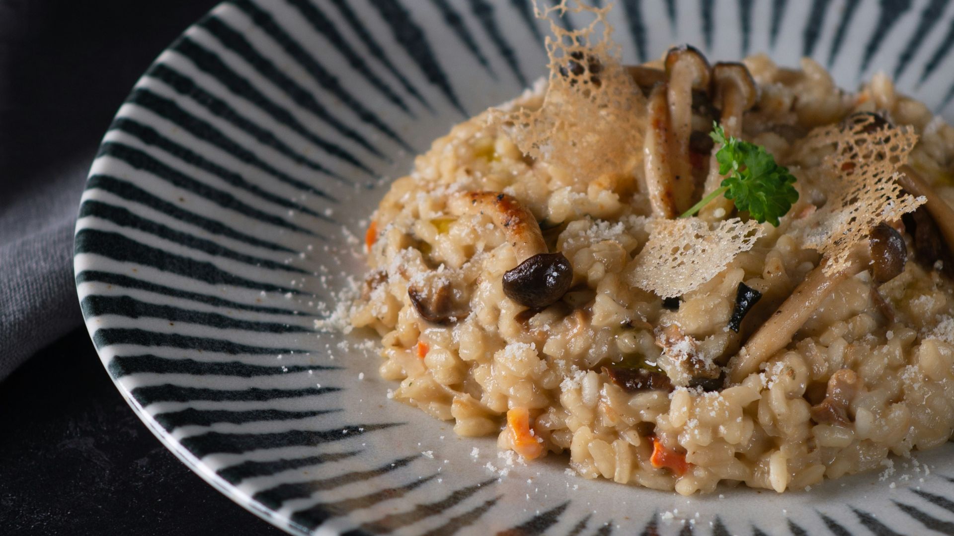 6. Risotto aux champignons (Italie)