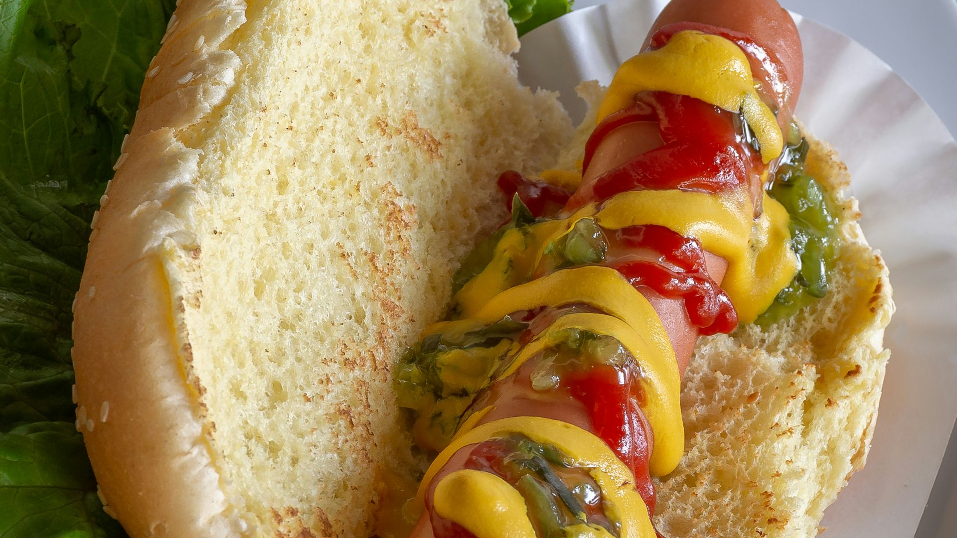 3. Hot-dogs sur des tranches de pain