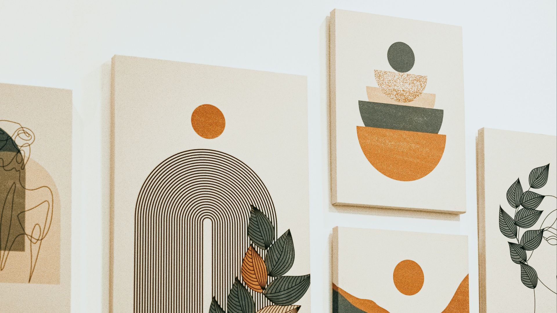 10. Une simple toile d'art générique