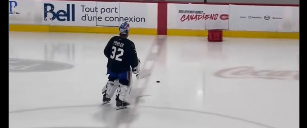 Jacob Fowler, Nick Suzuki, and Kaiden Guhle are back at practice