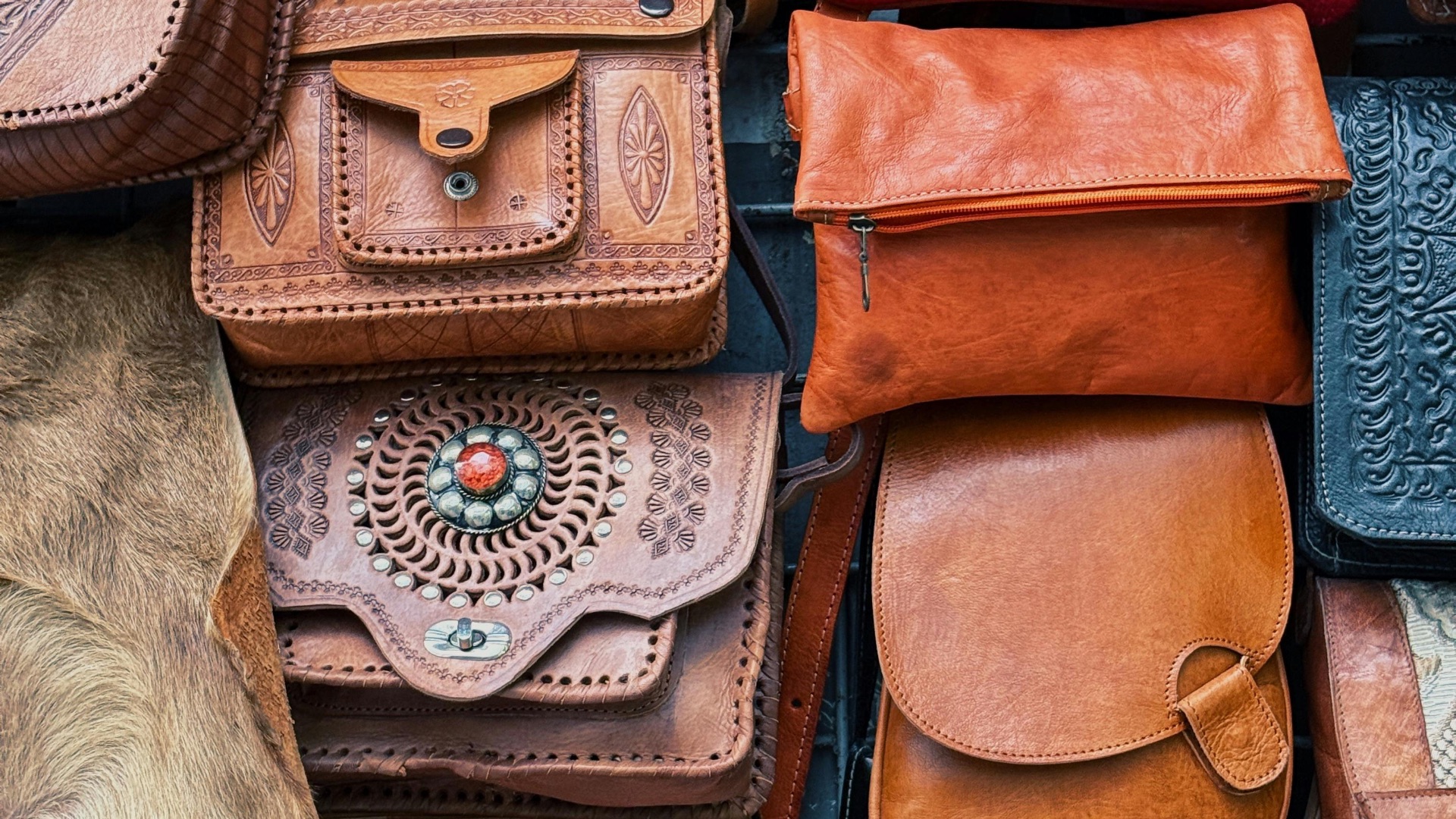 1. Sacs en cuir véritable