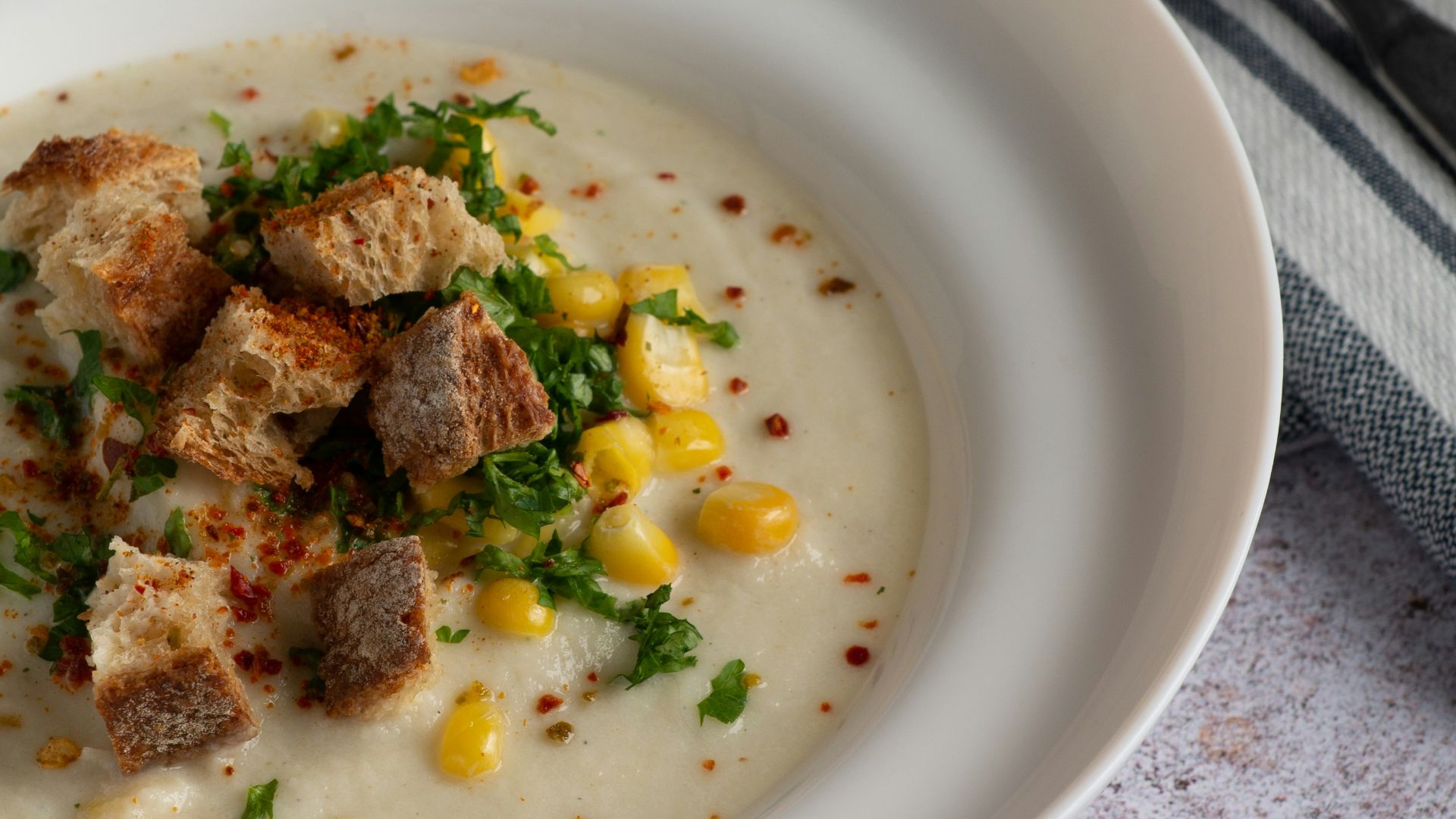 2. Soupe au maïs