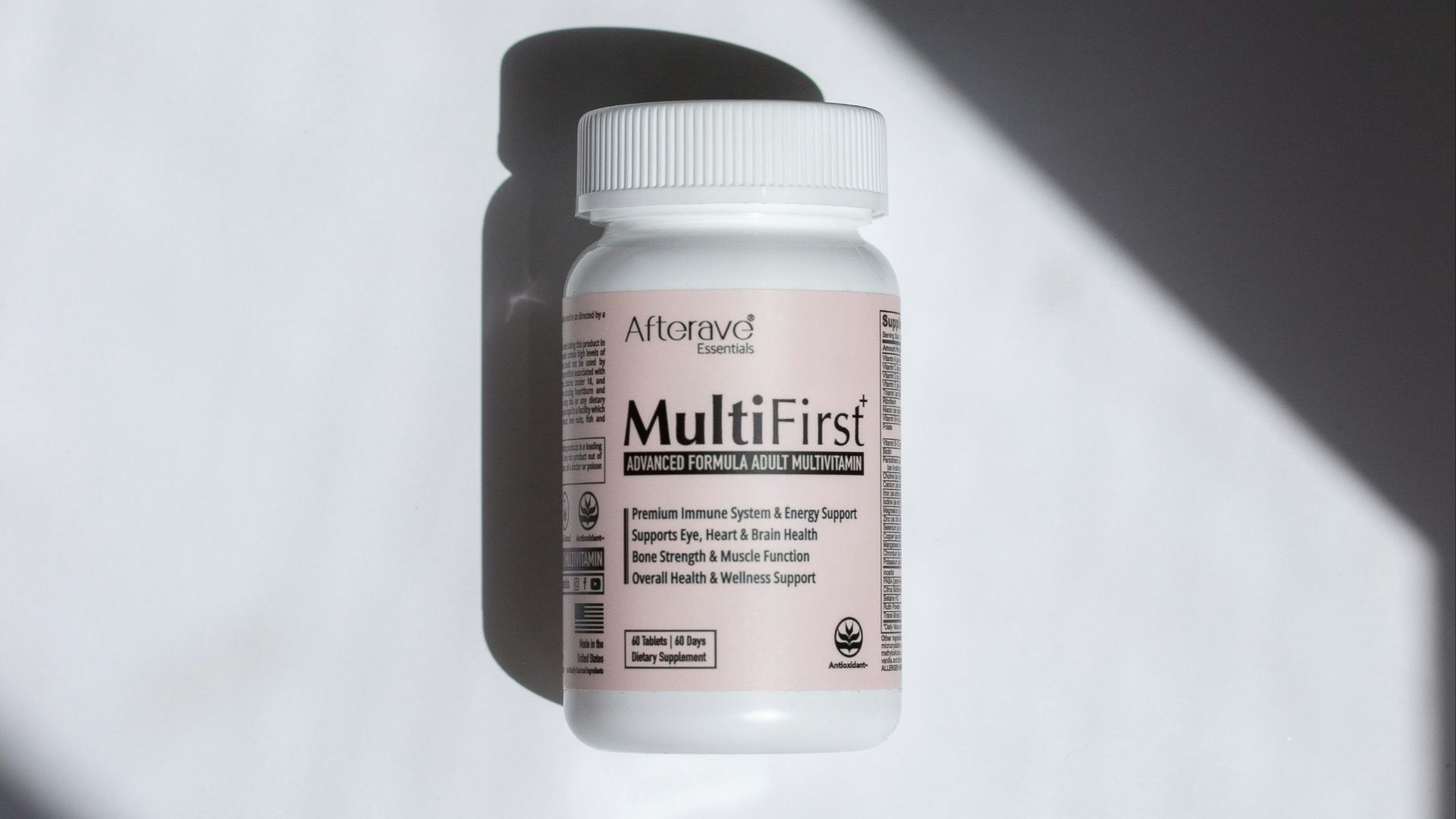 1. Multivitamines quotidiennes pour les personnes qui ont déjà une alimentation équilibrée