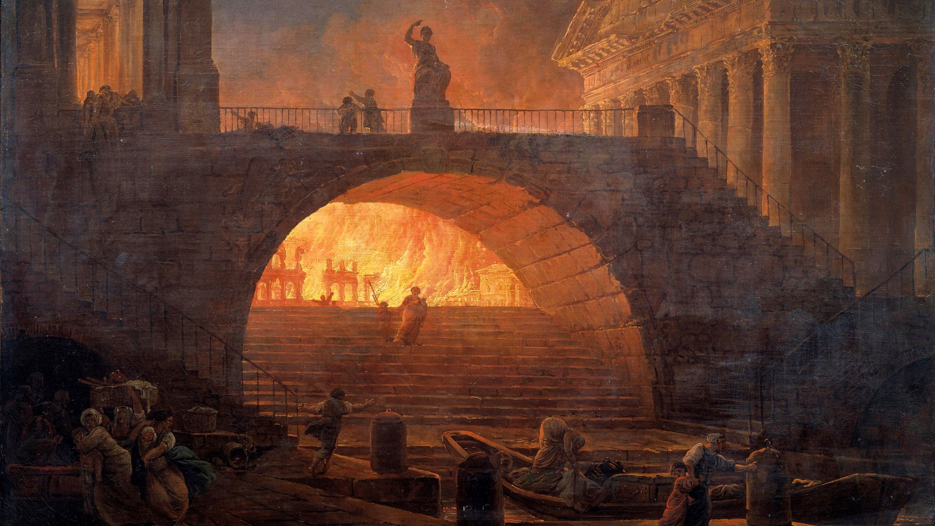 9. Néron jouait de la lyre pendant que Rome brûlait