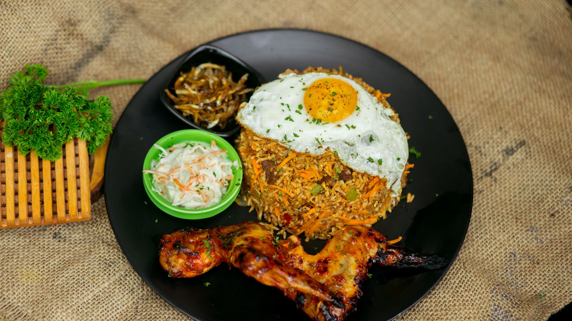 8. Riz frit aux œufs et aux edamames