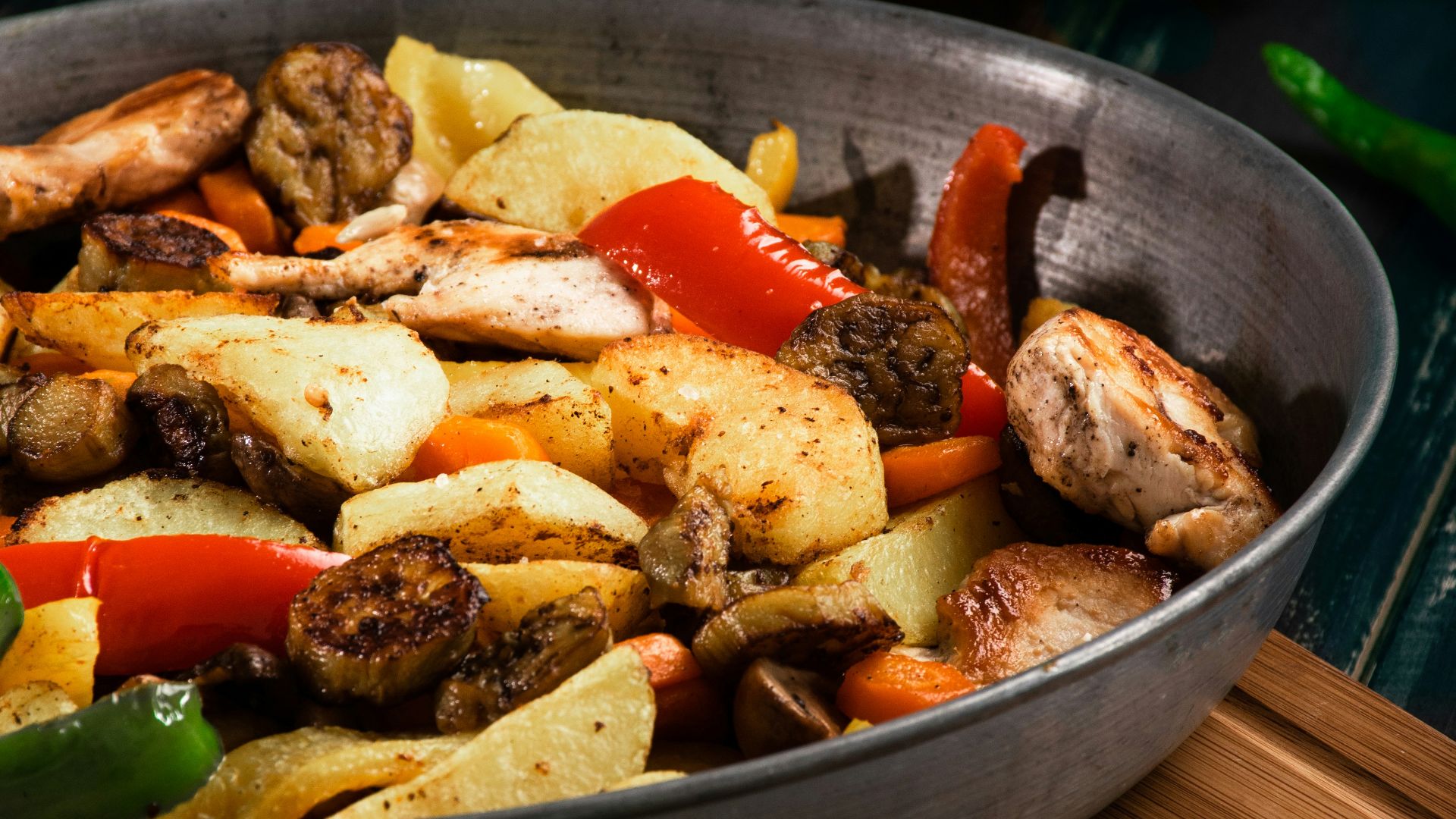 13. Fajitas au poulet à la poêle