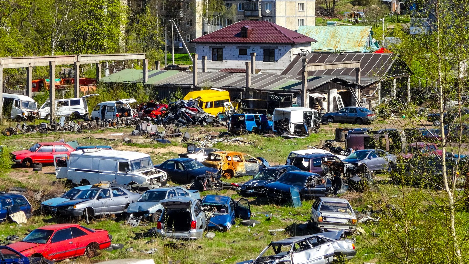 9. Acheter des pièces d'occasion dans un parc à ferraille