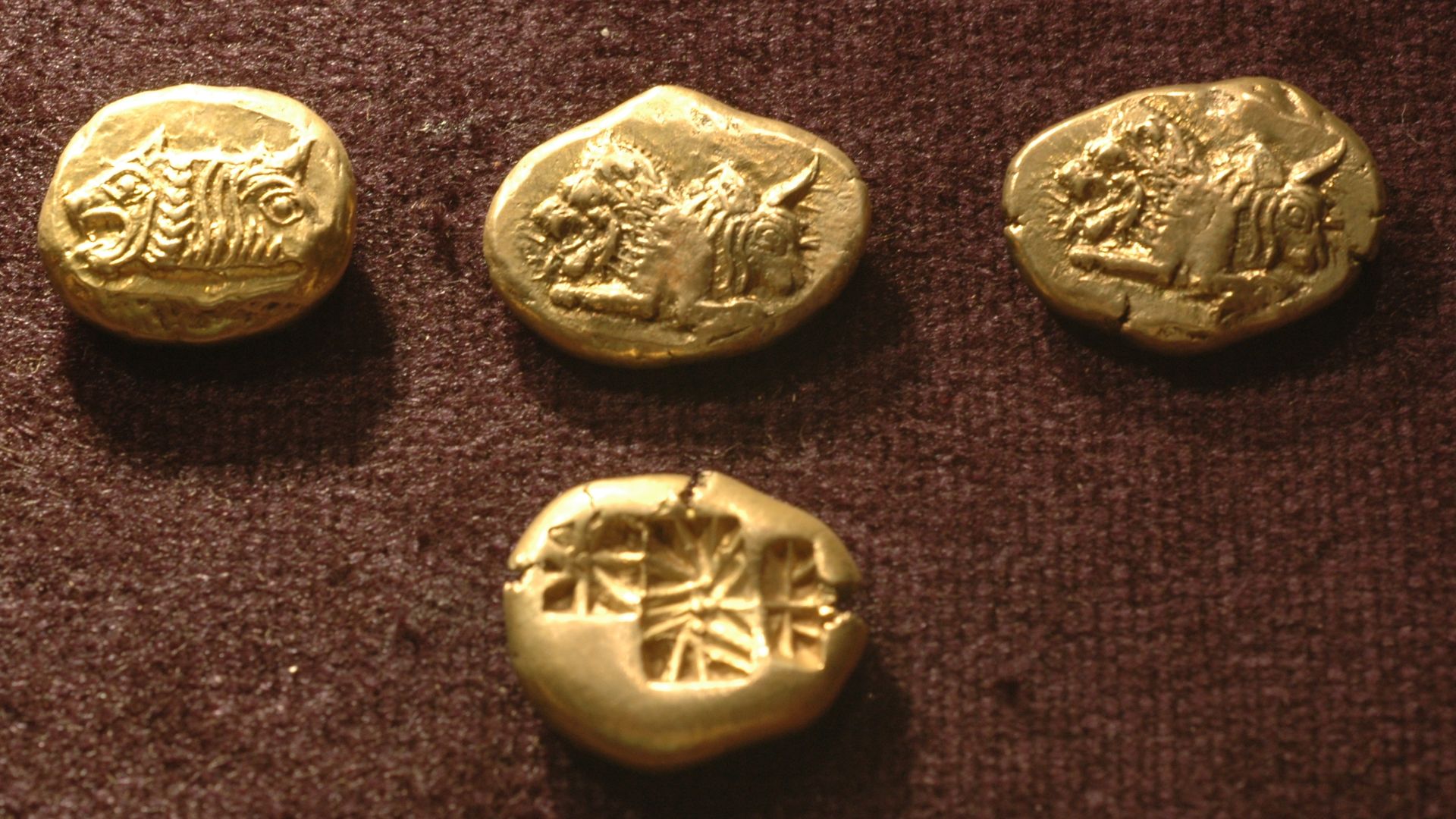 20. Pièces à l'effigie du lion de Lydie