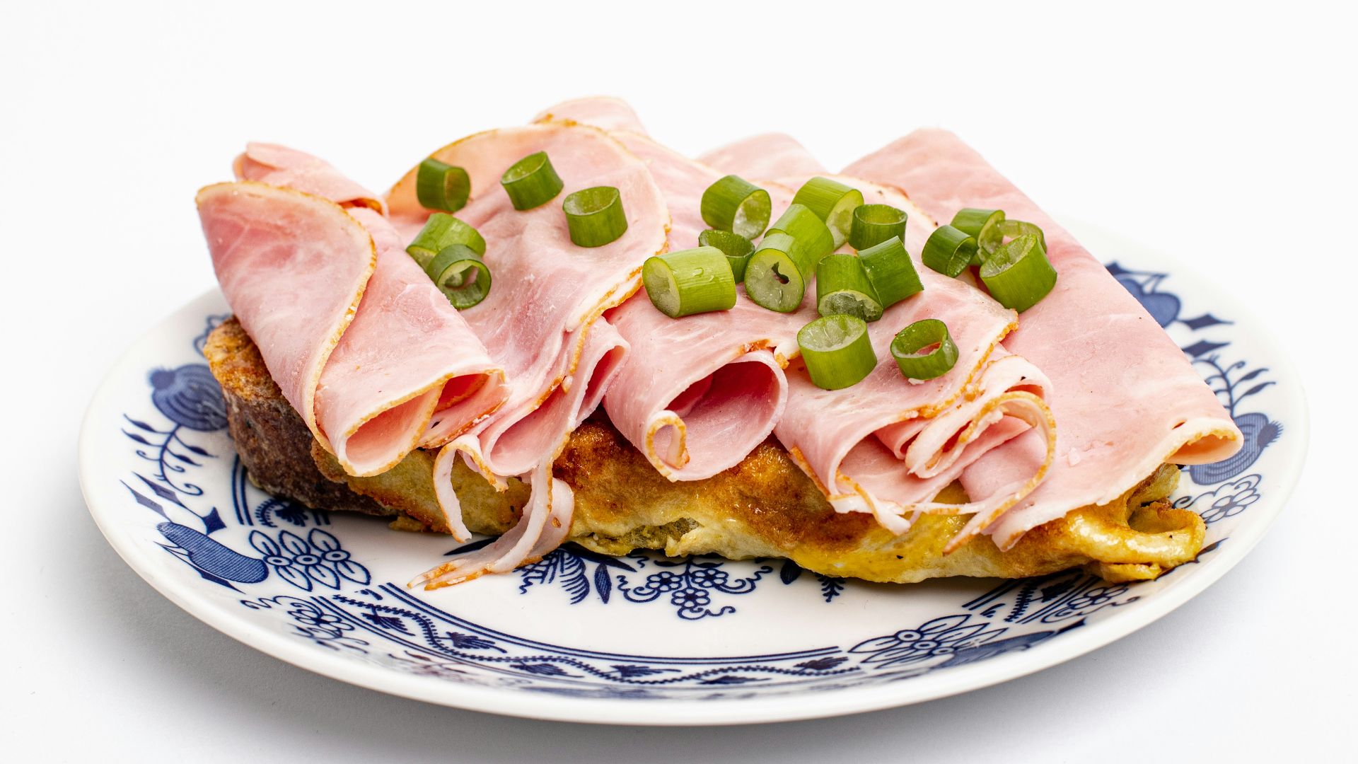 13. Assiette de jambon, moutarde et fruits