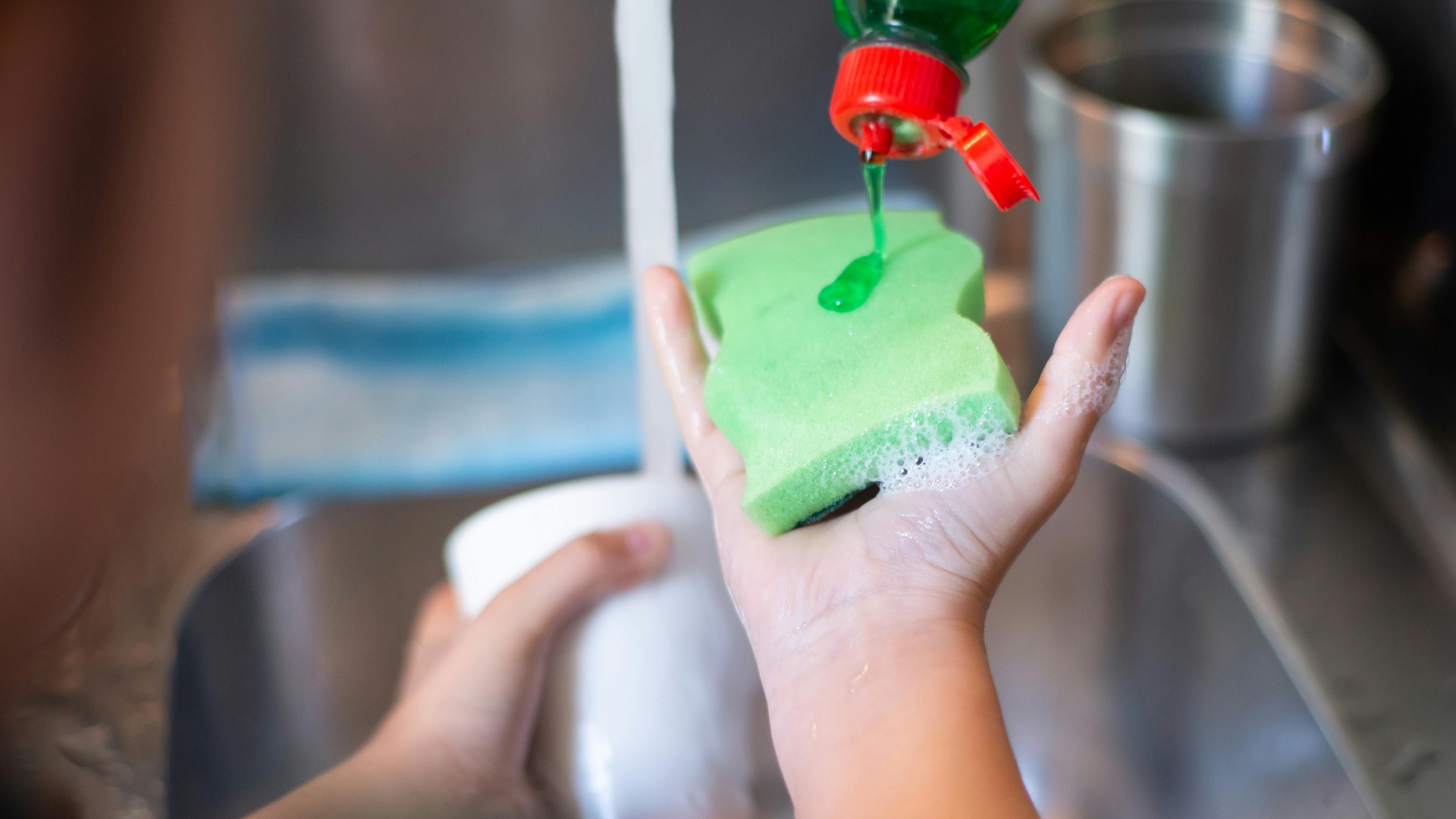 1. Vous utilisez plus de savon que nécessaire
