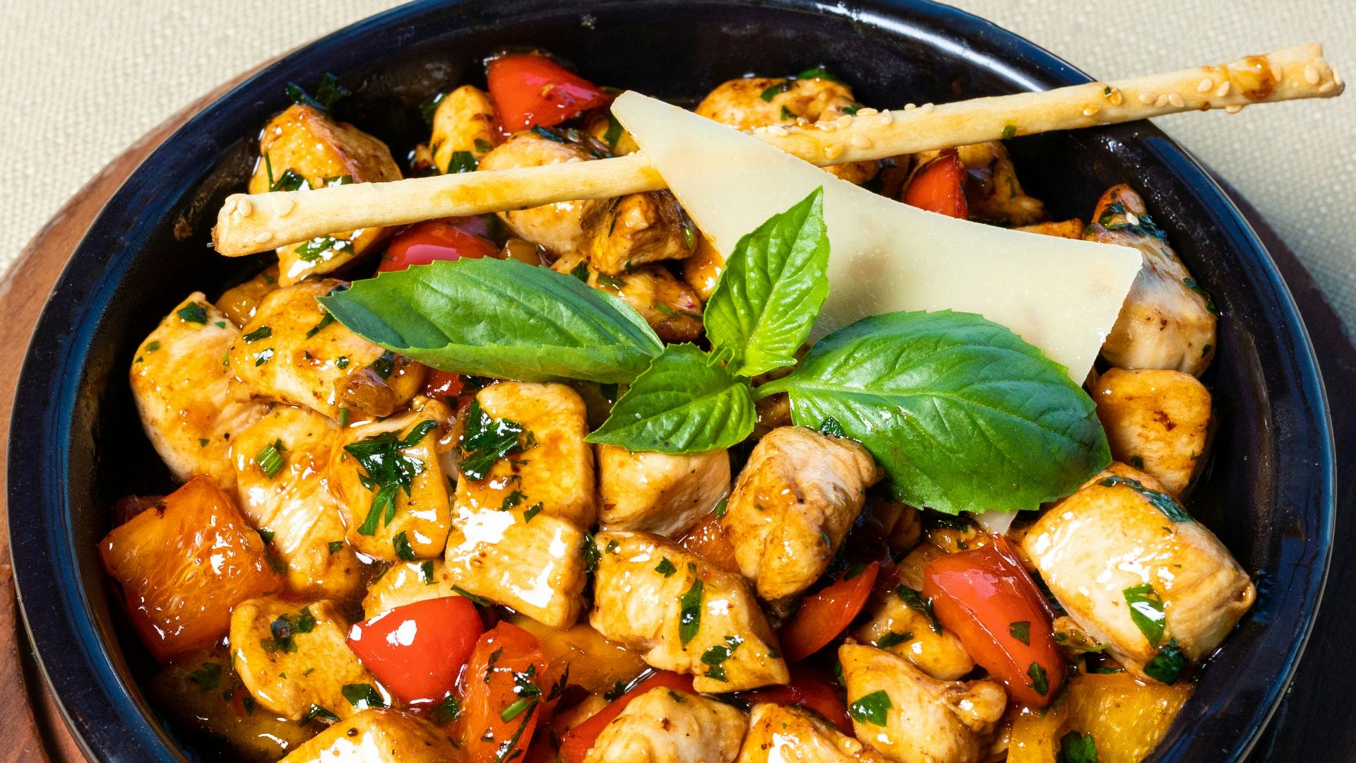 3. Poulet au basilic thaï