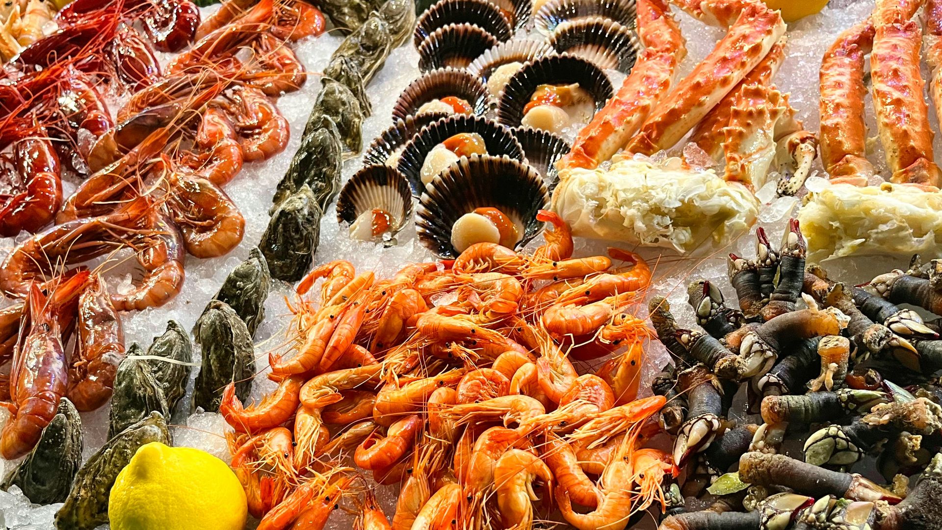 2. Tous les fruits de mer le lundi