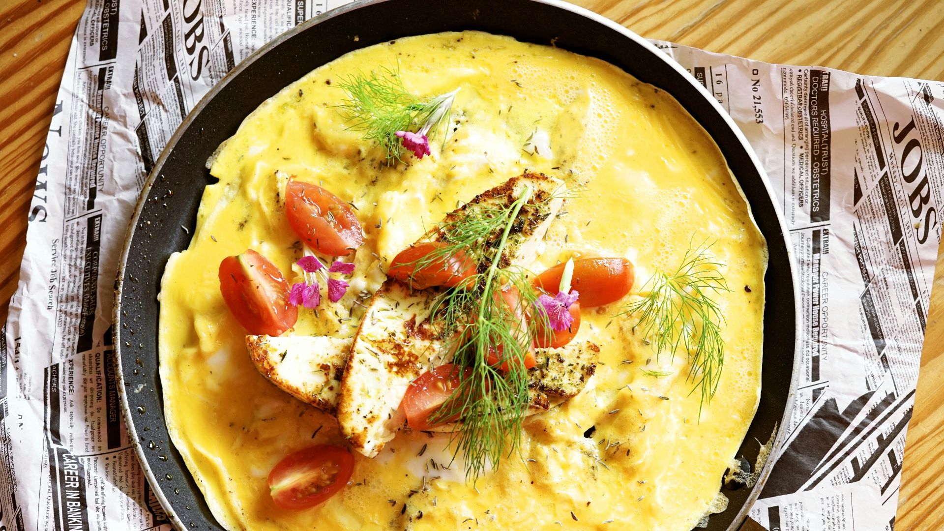 19. Omelette protéinée aux légumes
