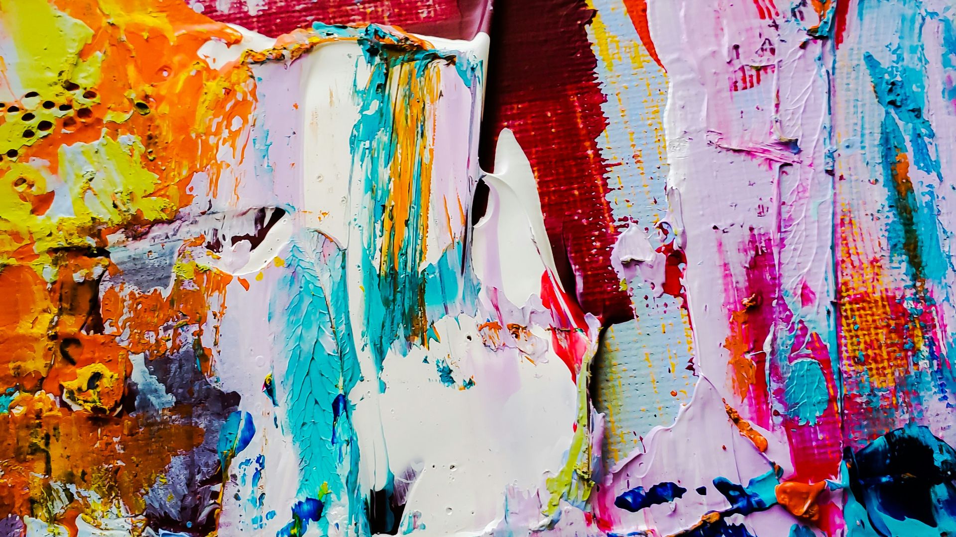 8. Art abstrait surdimensionné