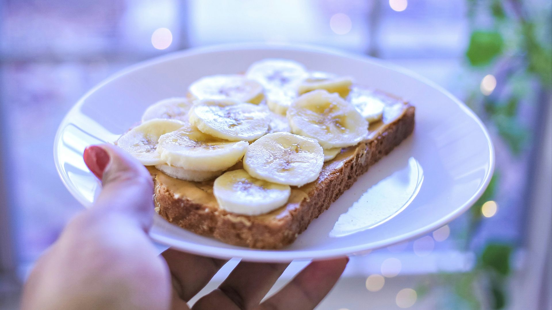 8. Tartine à la banane et au beurre de cacahuète