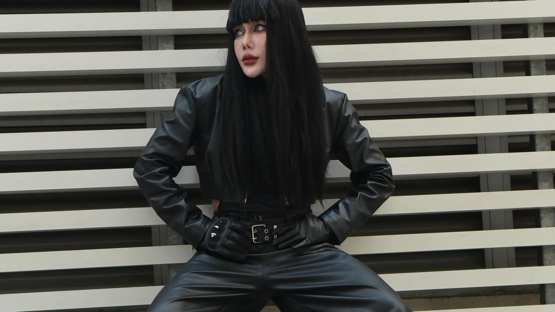 11. Pantalon en cuir