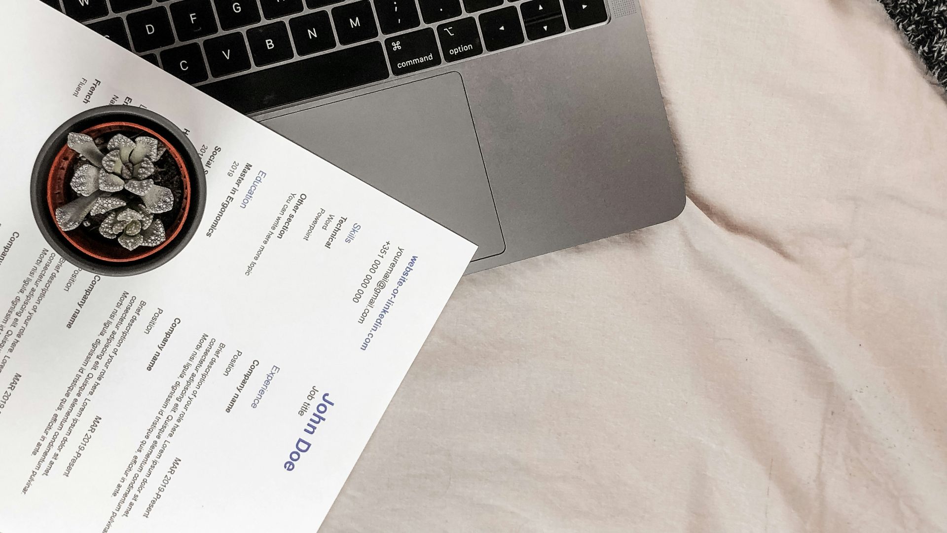 2. Réécrivez votre CV