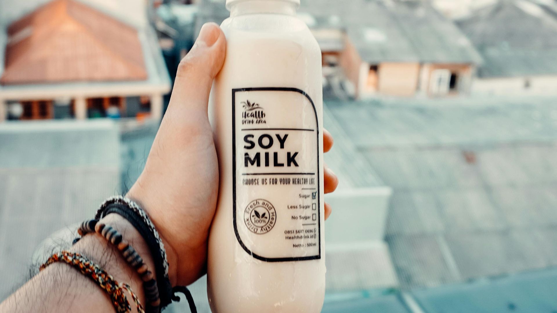 4. Lait de soja enrichi