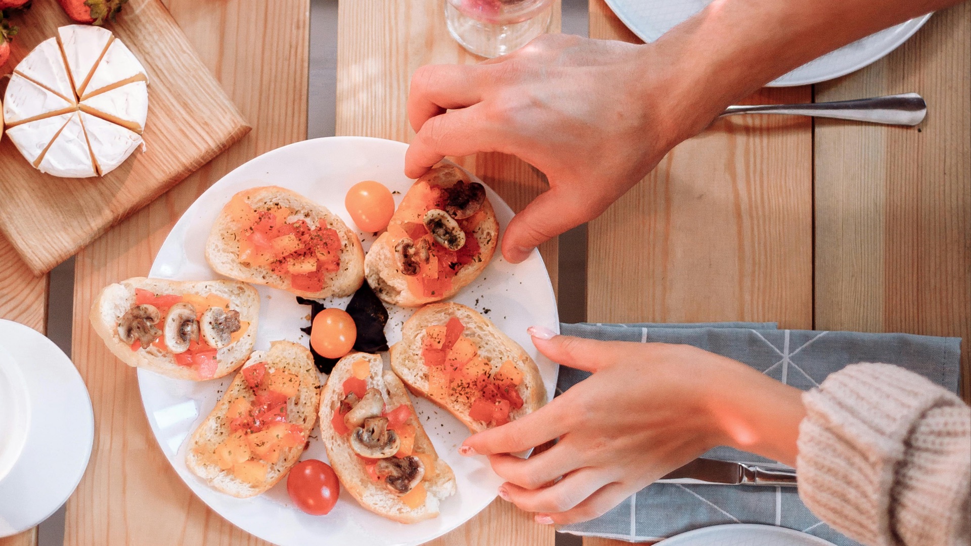 6. Les assiettes à partager peuvent brouiller la perception des portions