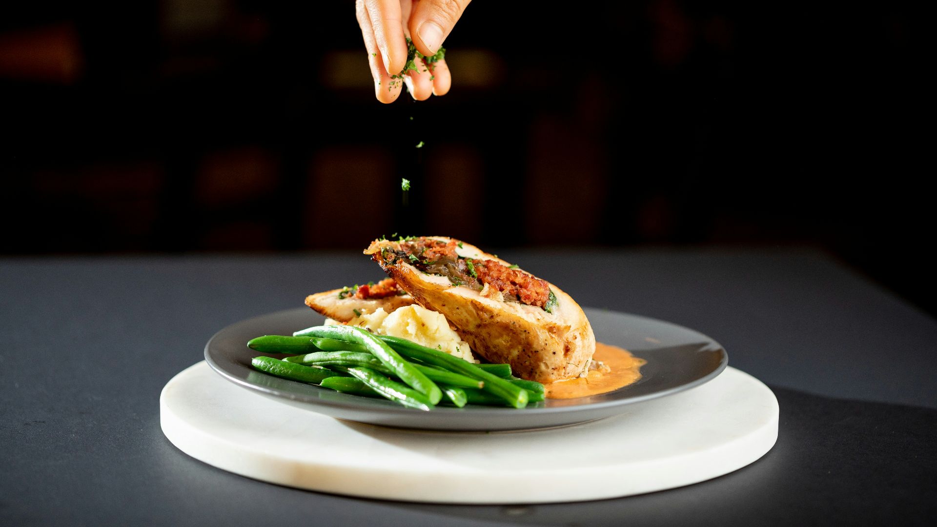 9. Blanc de poulet farci