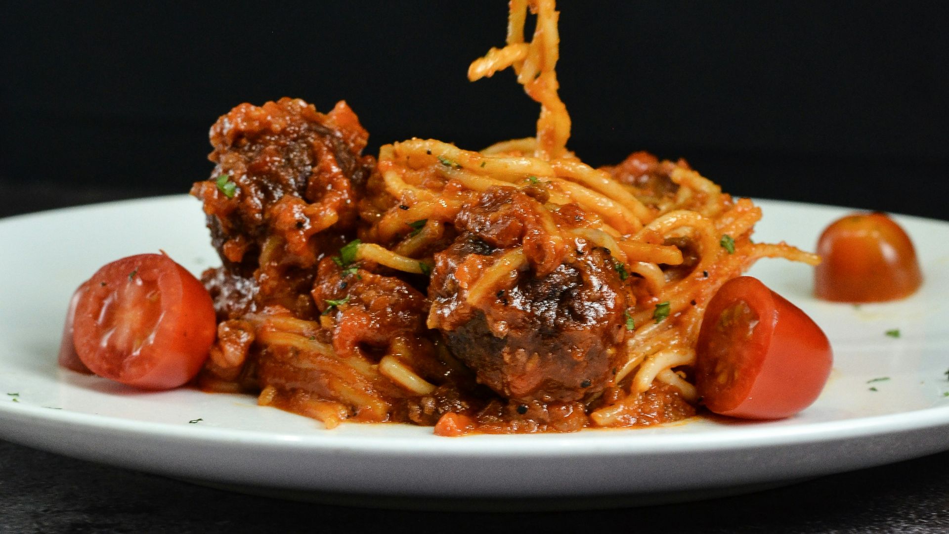 1. Spaghetti aux boulettes de viande