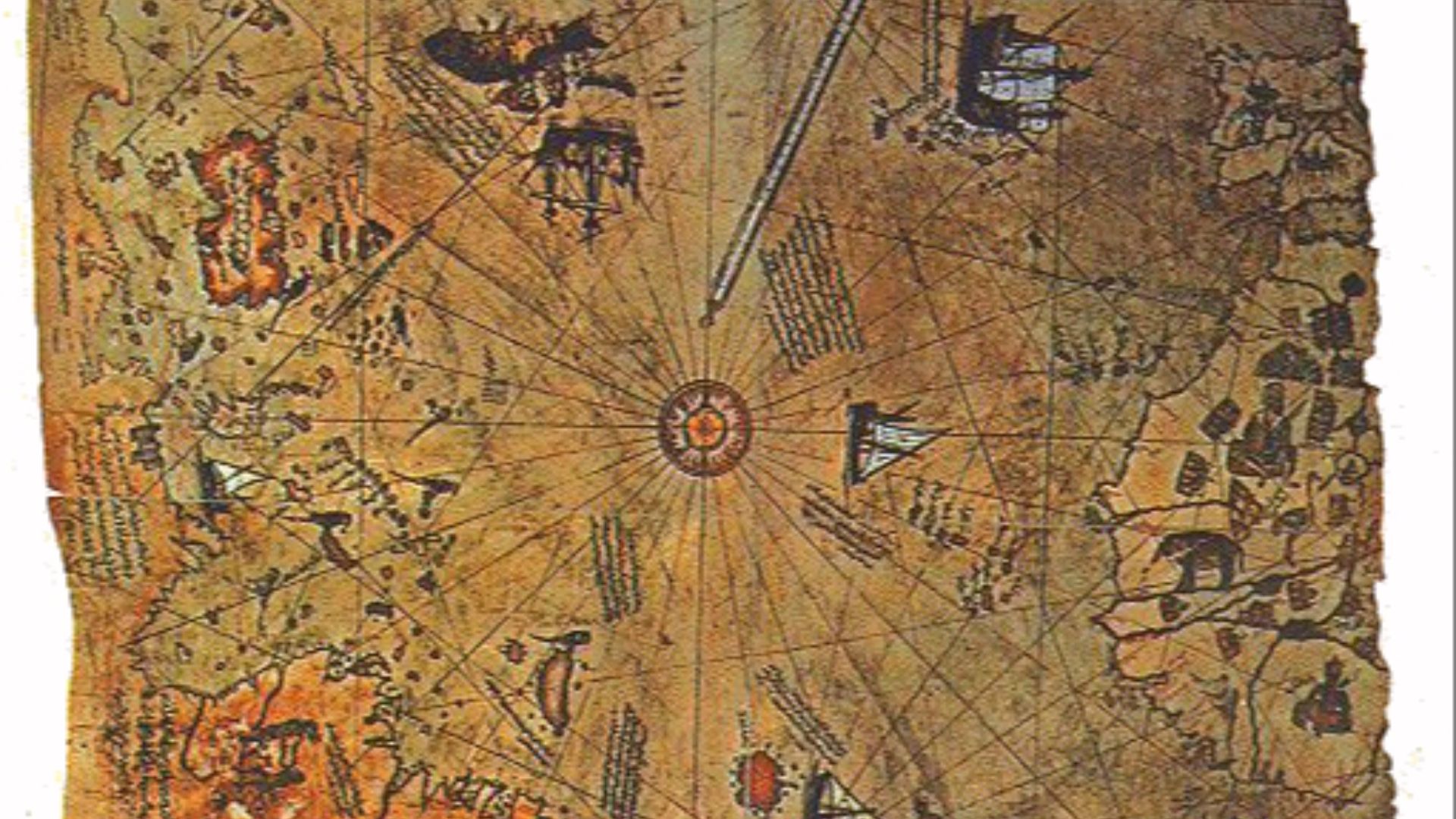 13. La carte de Piri Reis