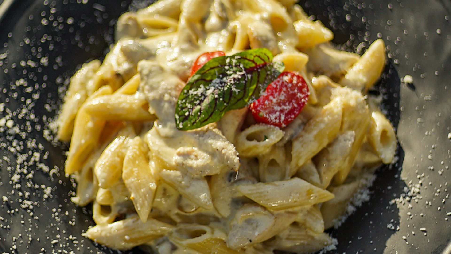 9. Pâtes à la sauce Alfredo crémeuse