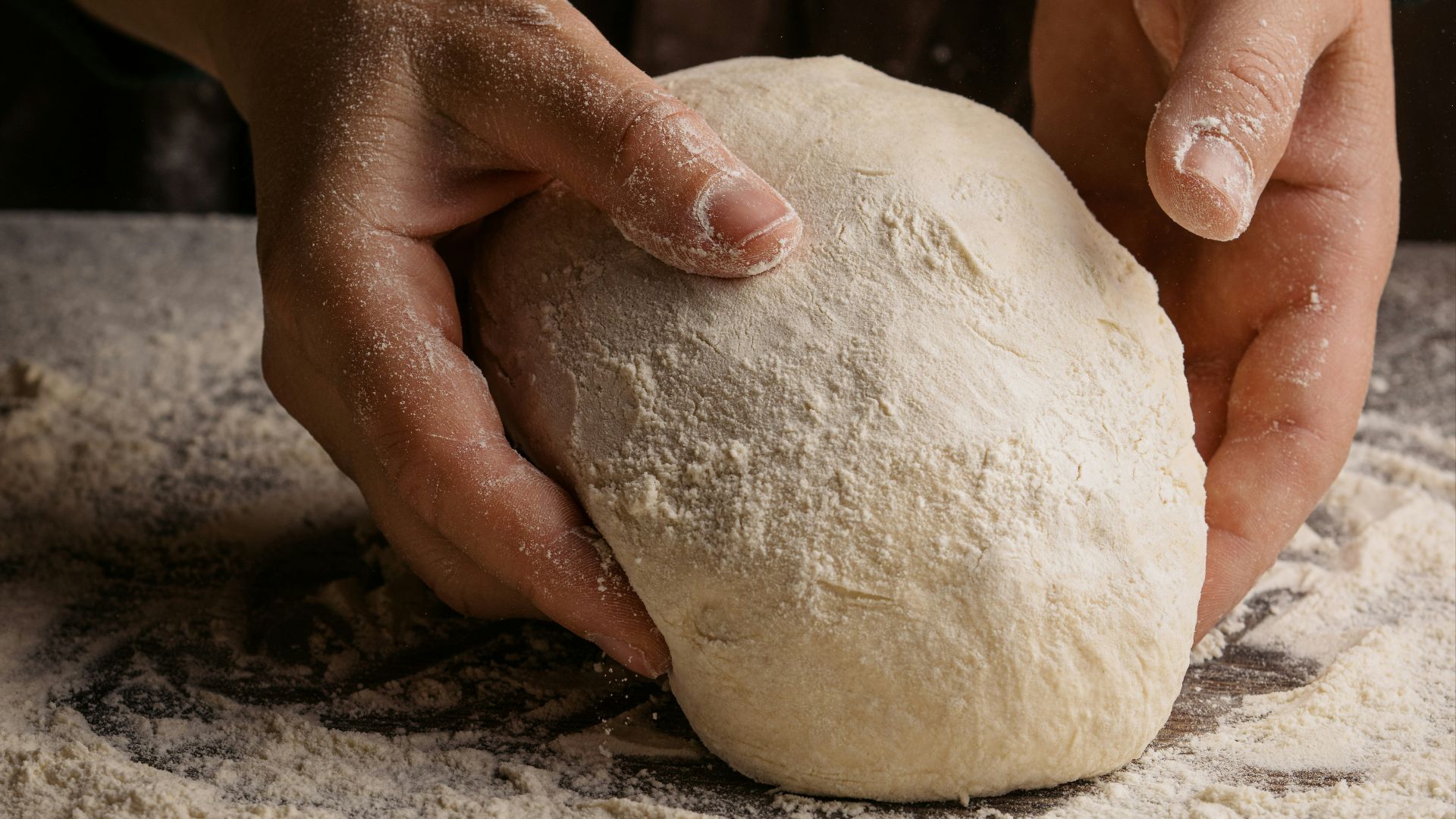 9. Pétrir la pâte sans la laisser reposer
