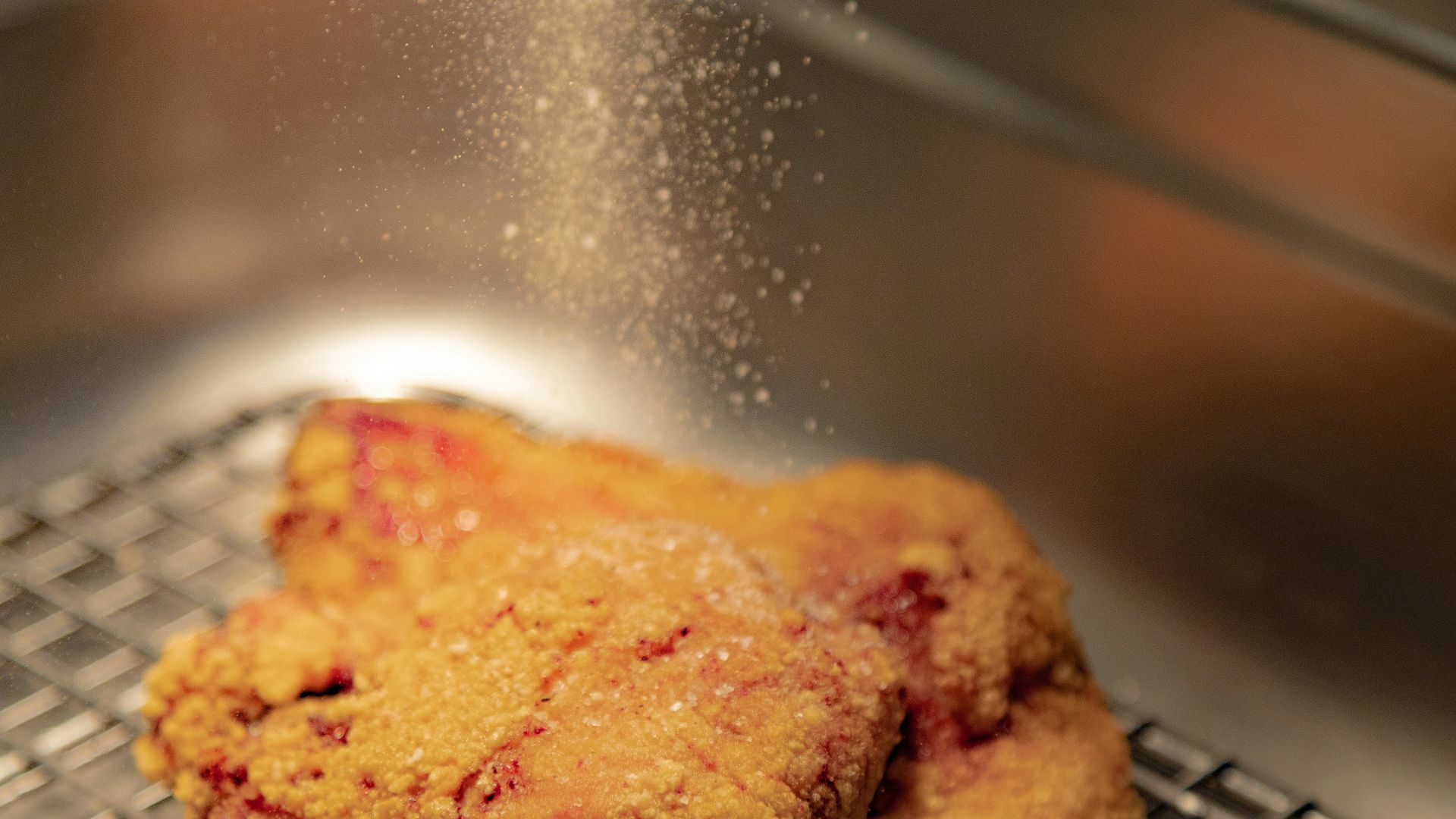 10. Poulet frit végétal
