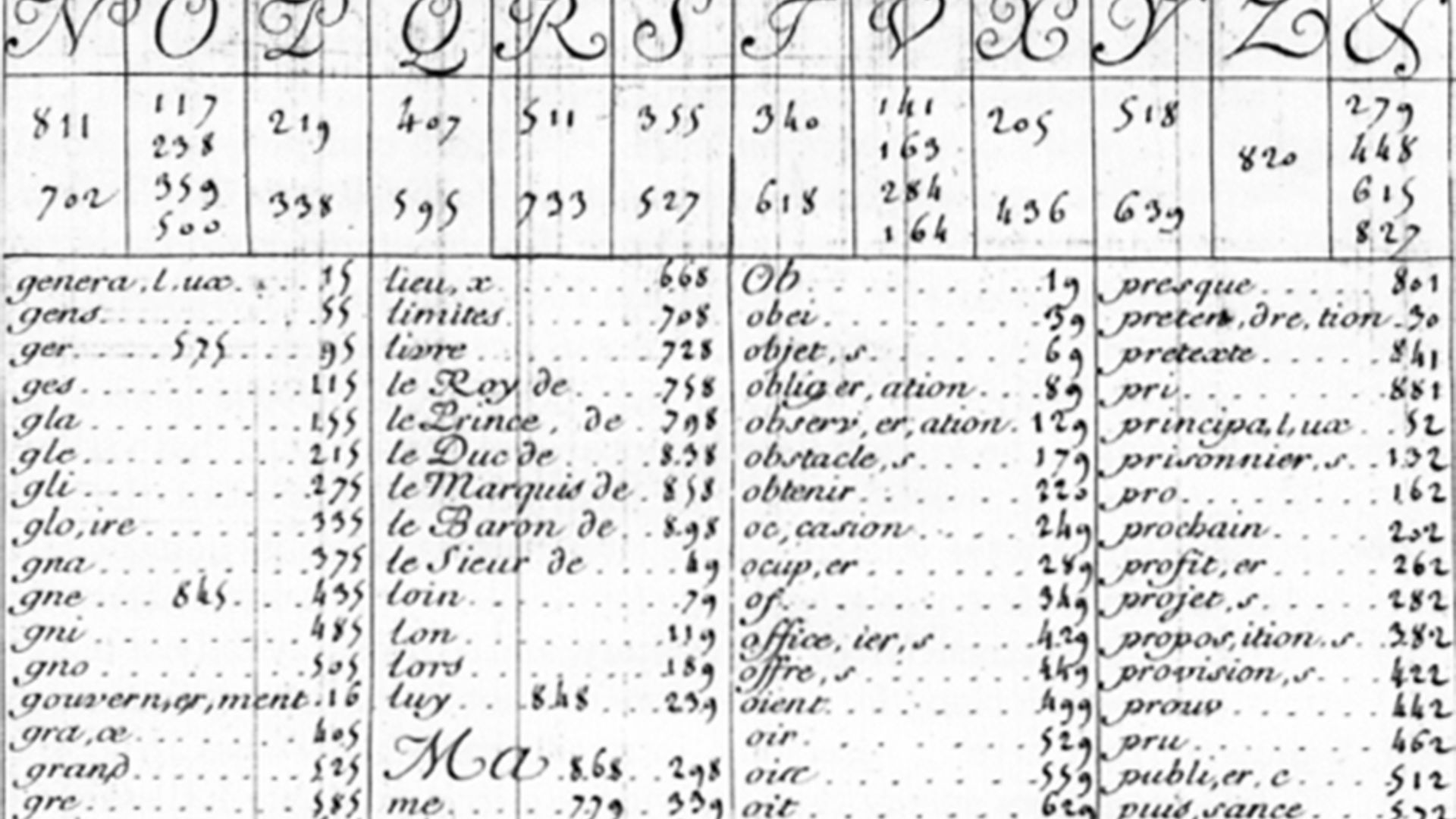 9. Le grand chiffrement de Louis XIV