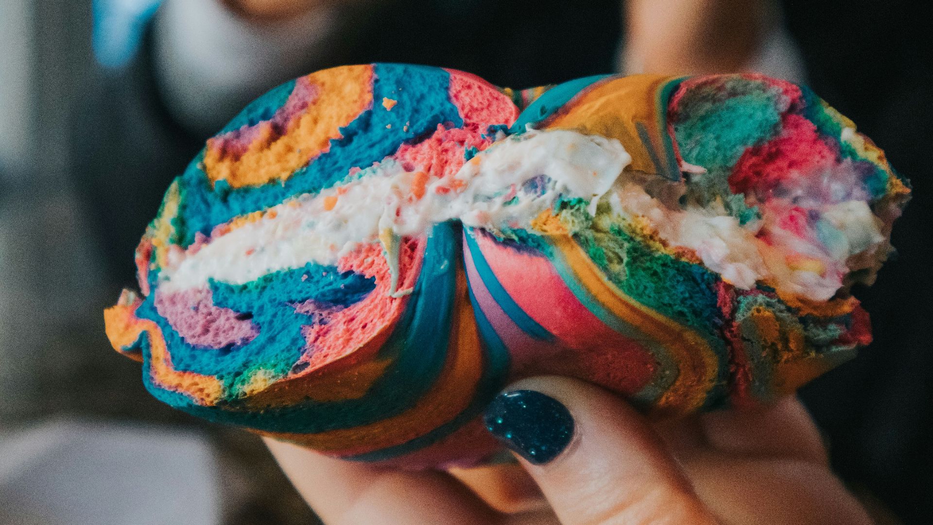 3. Bagels arc-en-ciel