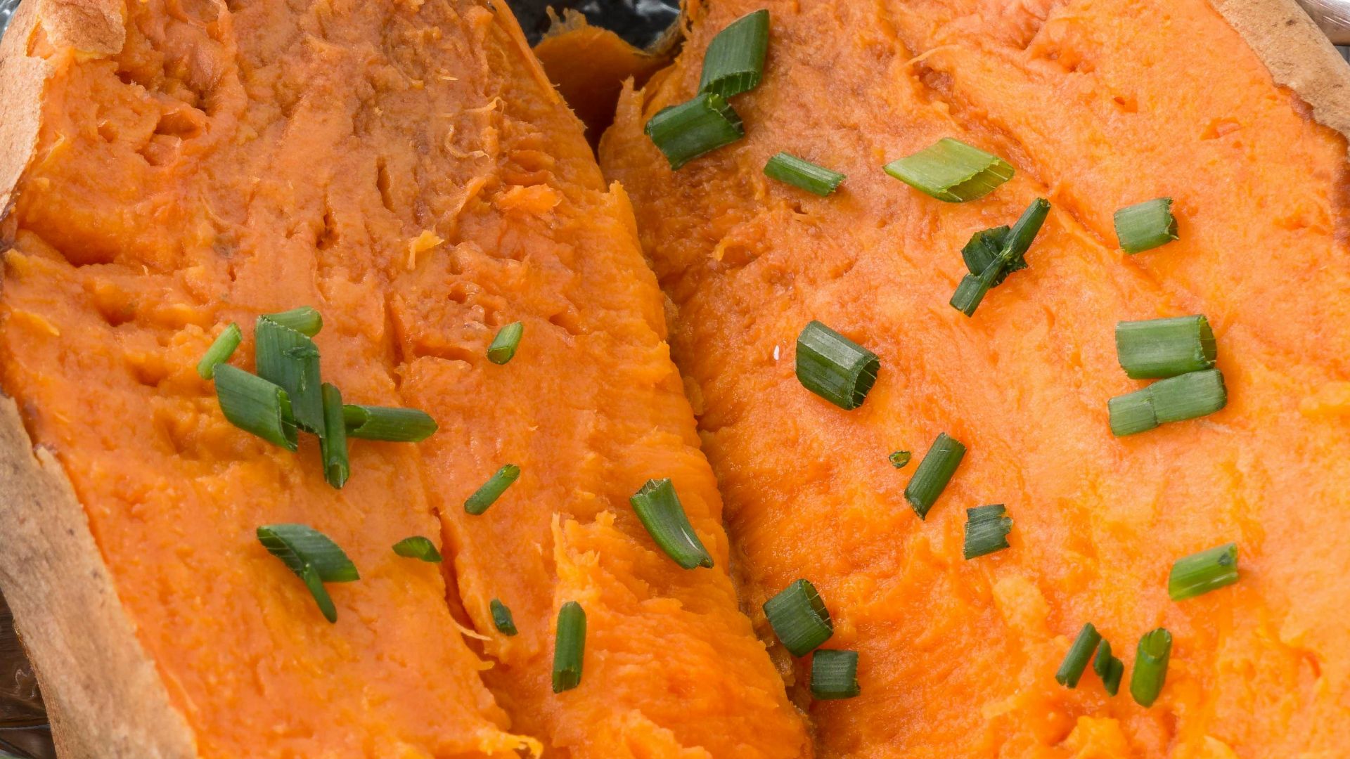 12. Patate douce cuite au four avec de la ricotta
