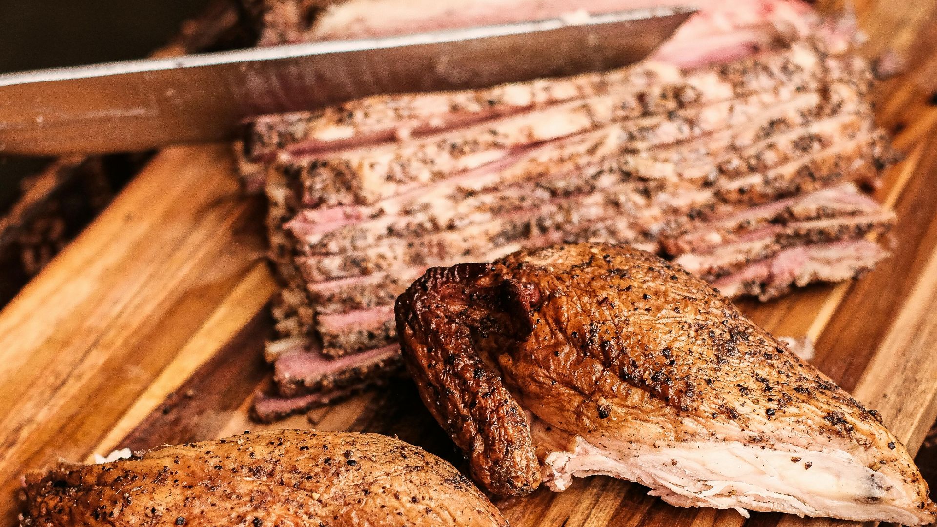 10. Barbecue texan sur papier kraft