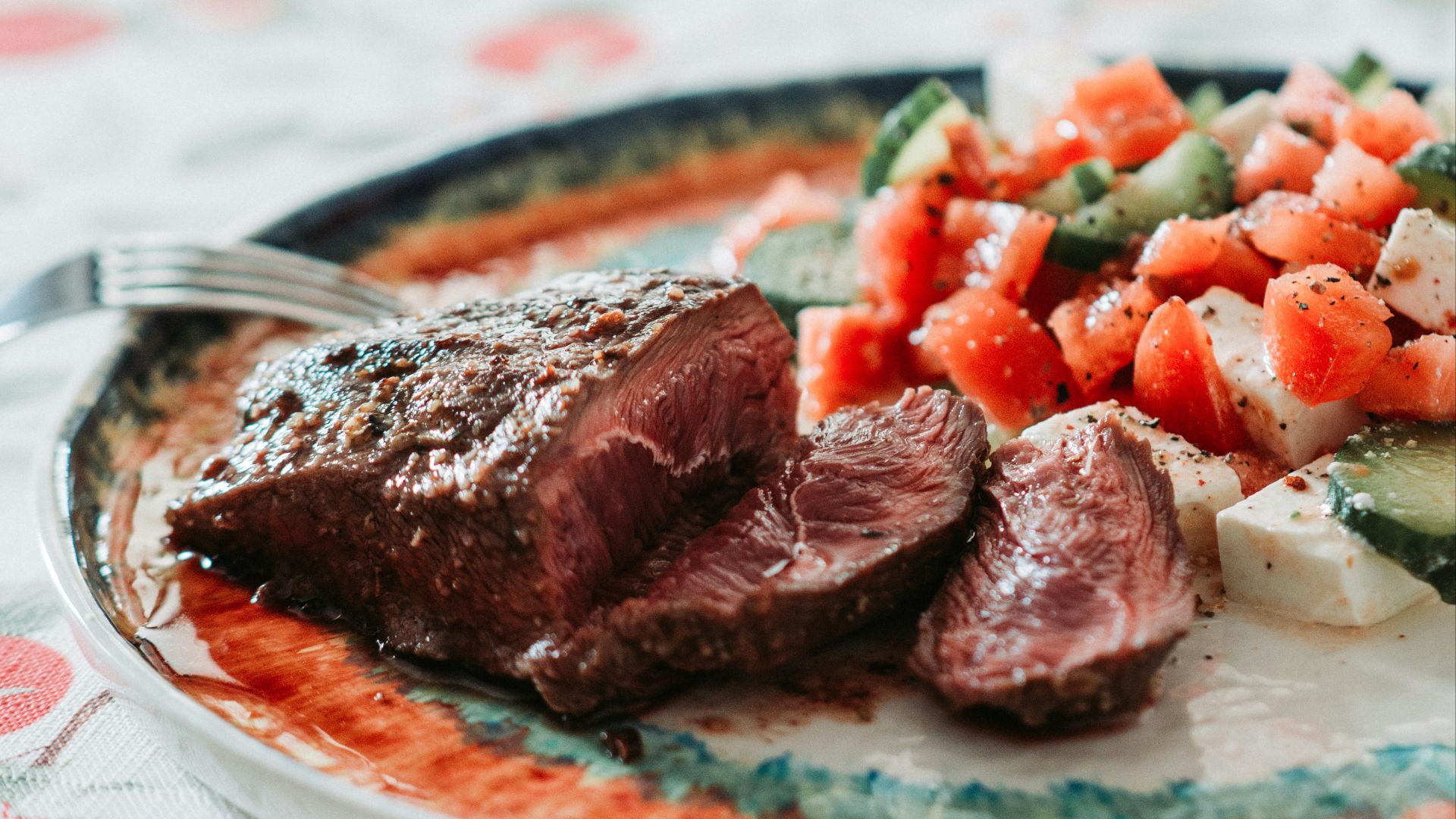 15. Salade au steak